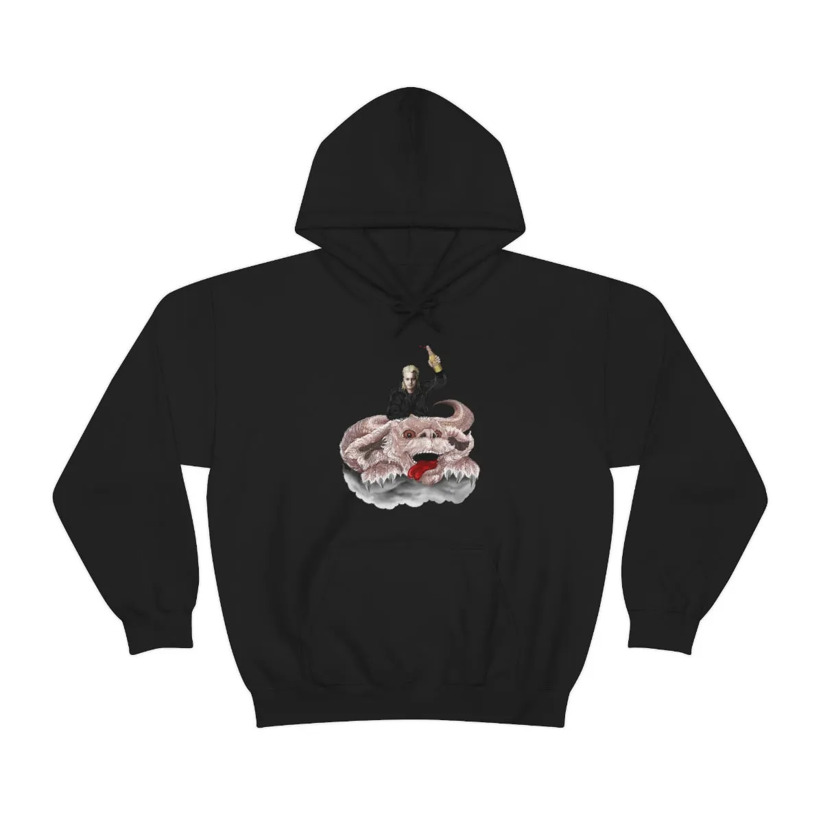 David and Falkor on Heavy Blend Hoodie