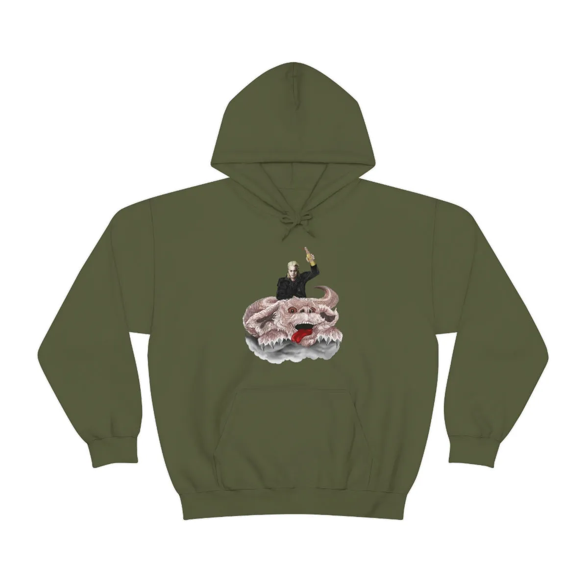 David and Falkor on Heavy Blend Hoodie