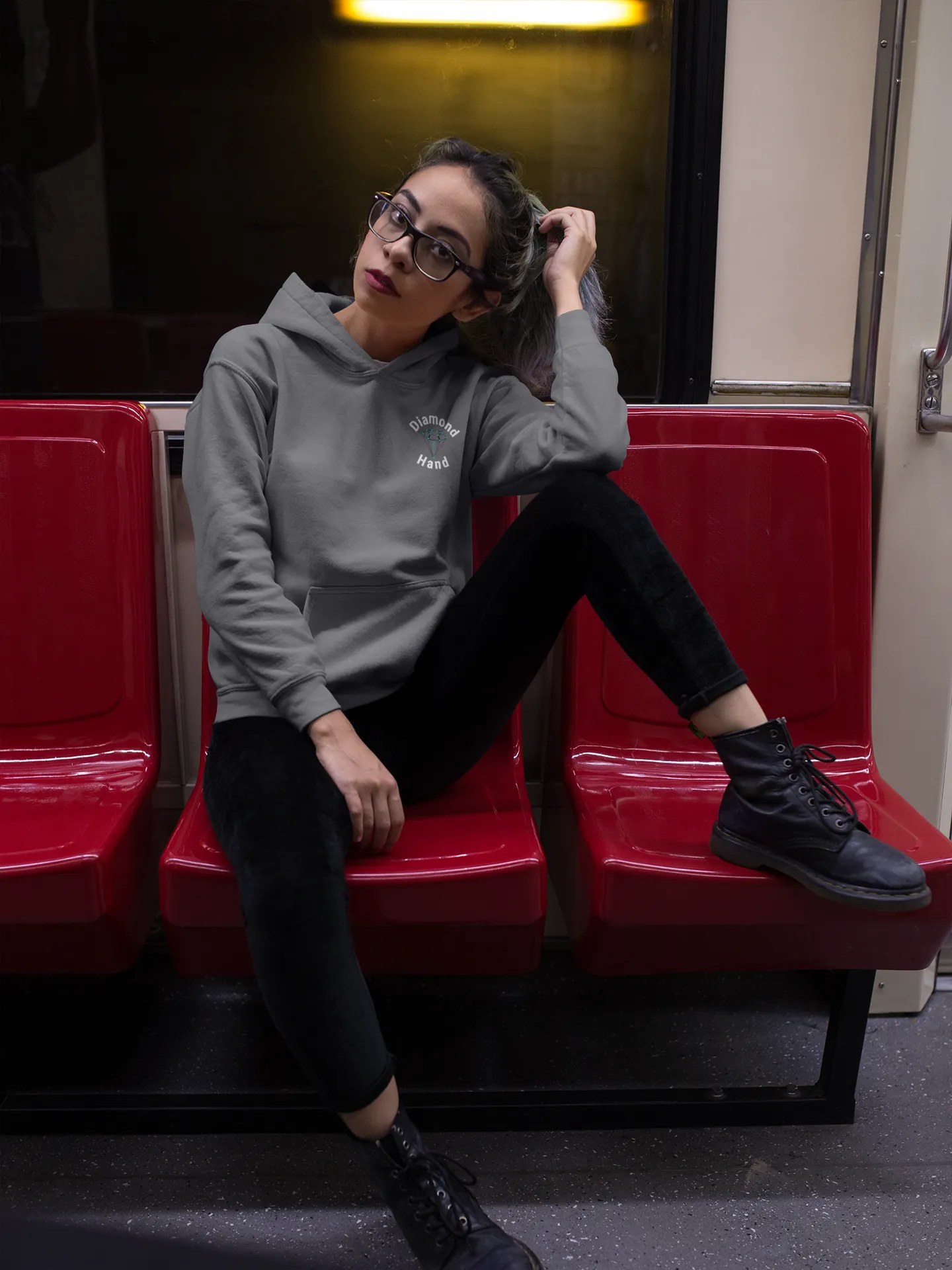Diamond Hand Adult Hoodie