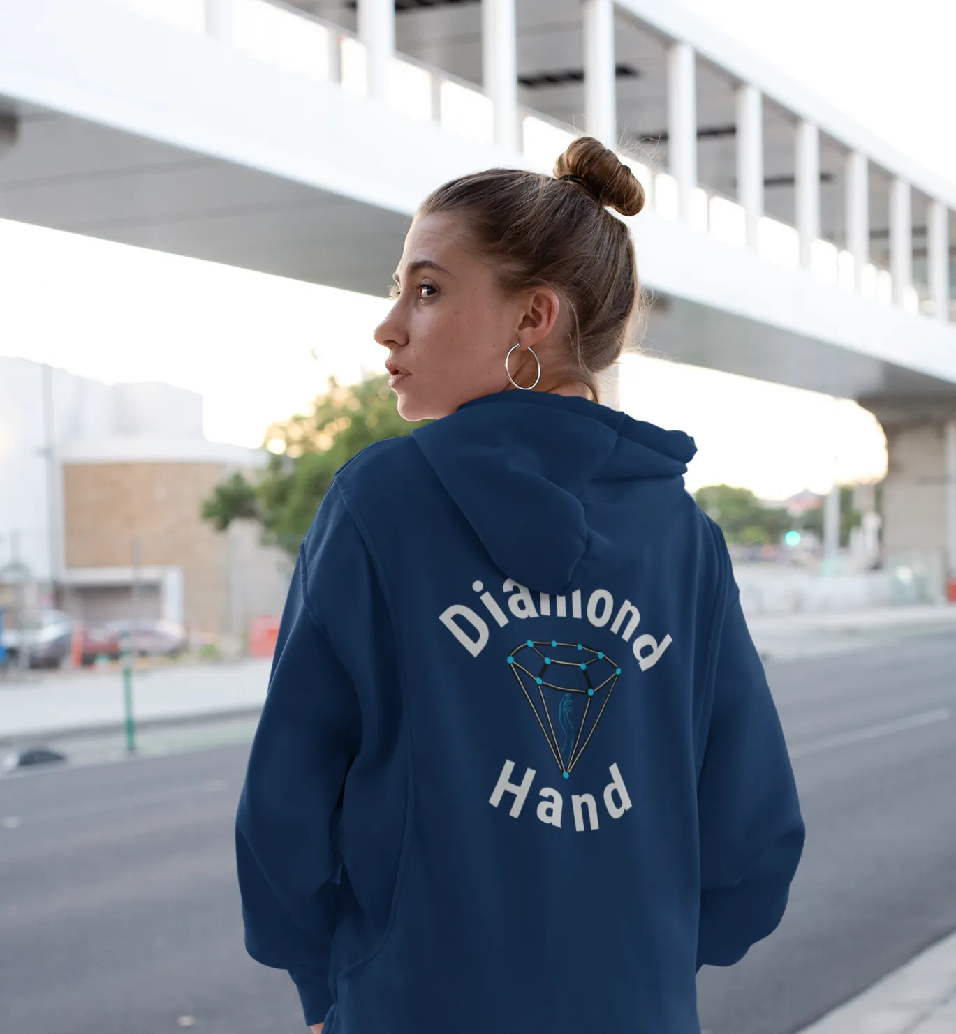 Diamond Hand Adult Hoodie