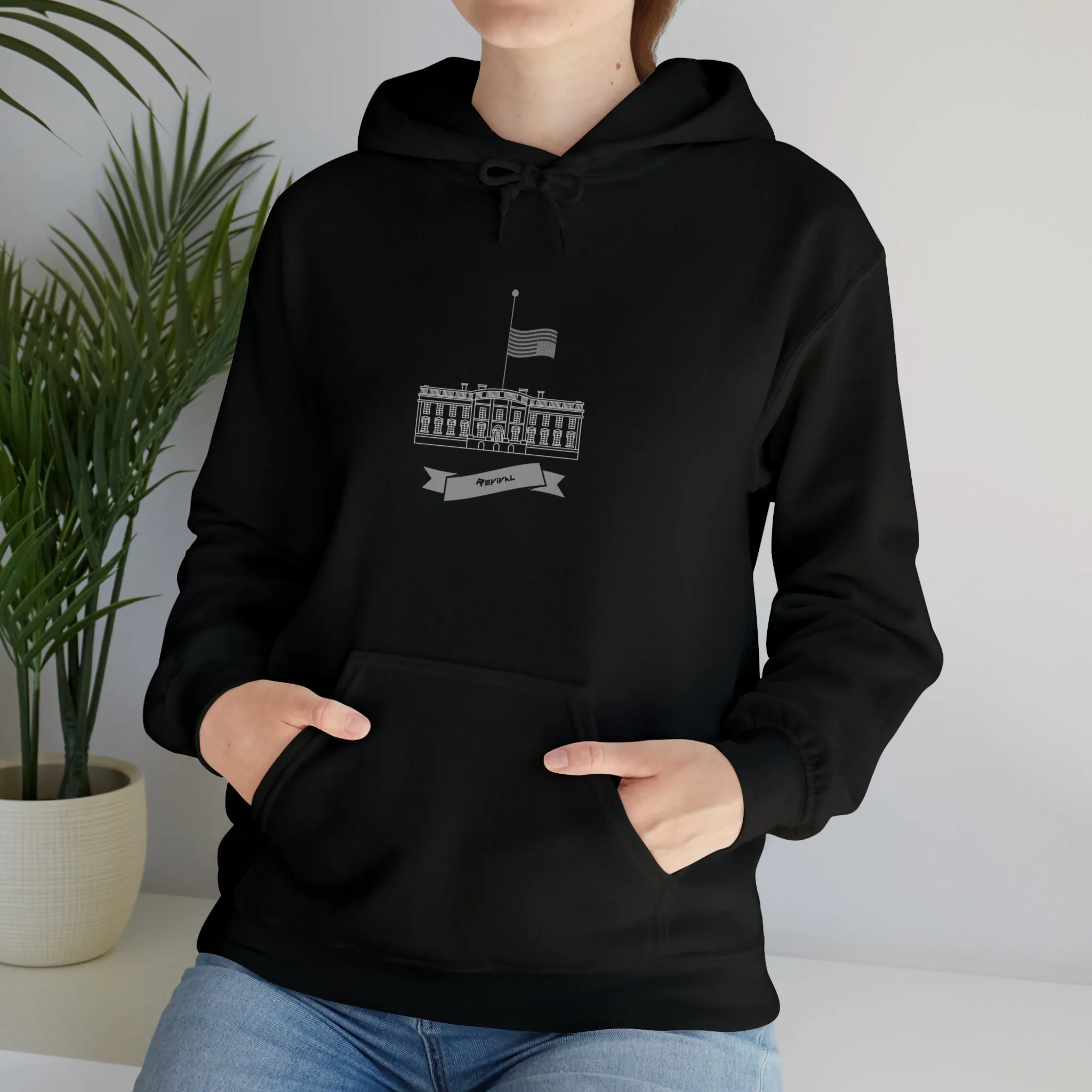 Distress Signal by Revival Heavy Hooded Sweatshirt, Warm Hoodie for Men and Women, Gift for Men, Gift for Women