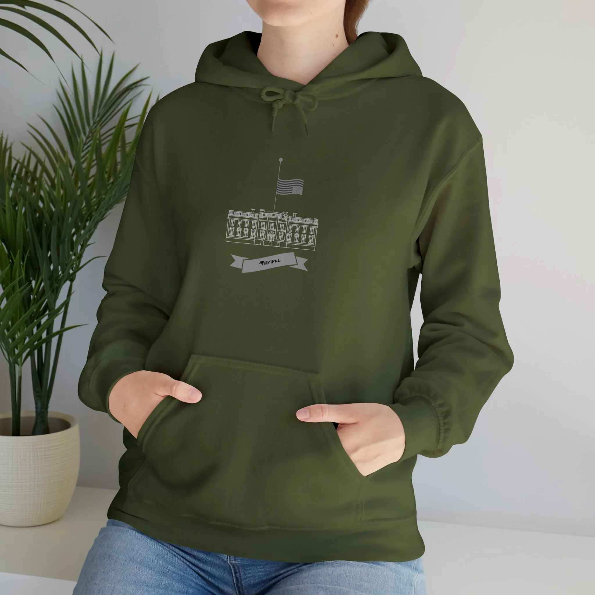 Distress Signal by Revival Heavy Hooded Sweatshirt, Warm Hoodie for Men and Women, Gift for Men, Gift for Women