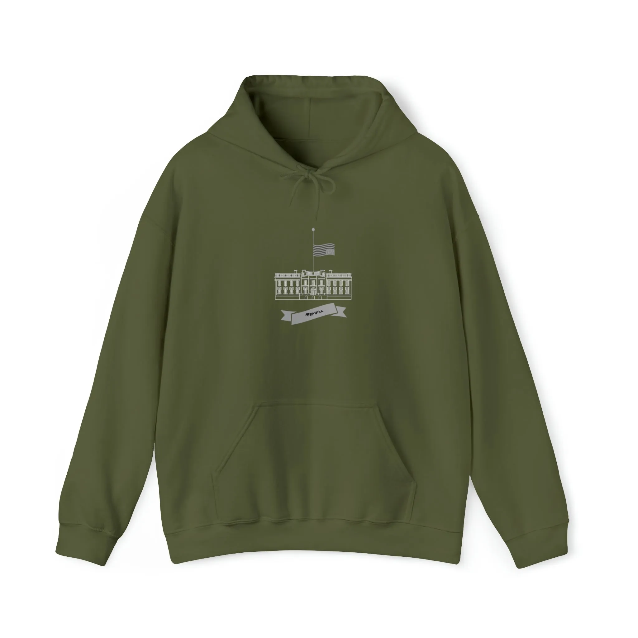 Distress Signal by Revival Heavy Hooded Sweatshirt, Warm Hoodie for Men and Women, Gift for Men, Gift for Women