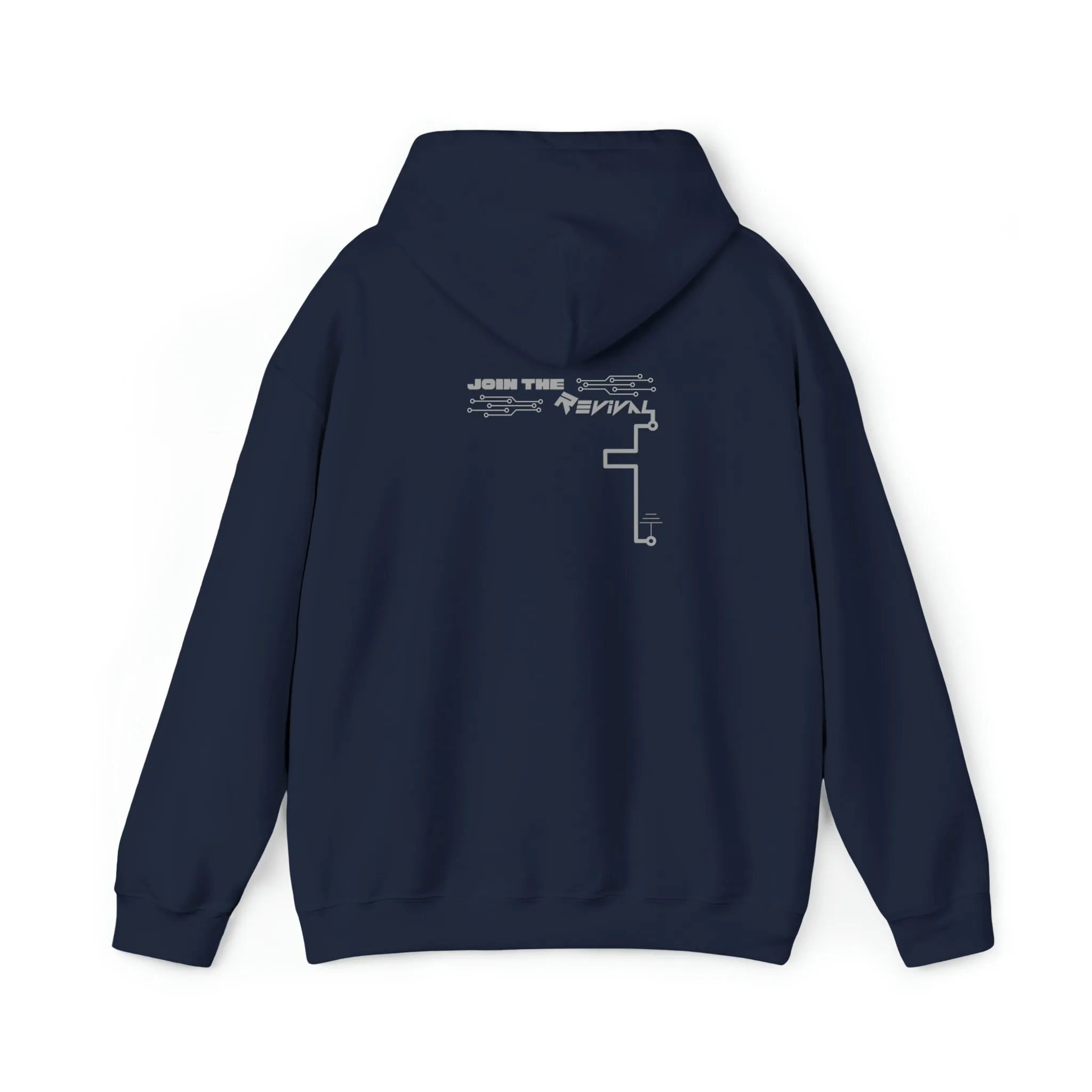 Distress Signal by Revival Heavy Hooded Sweatshirt, Warm Hoodie for Men and Women, Gift for Men, Gift for Women