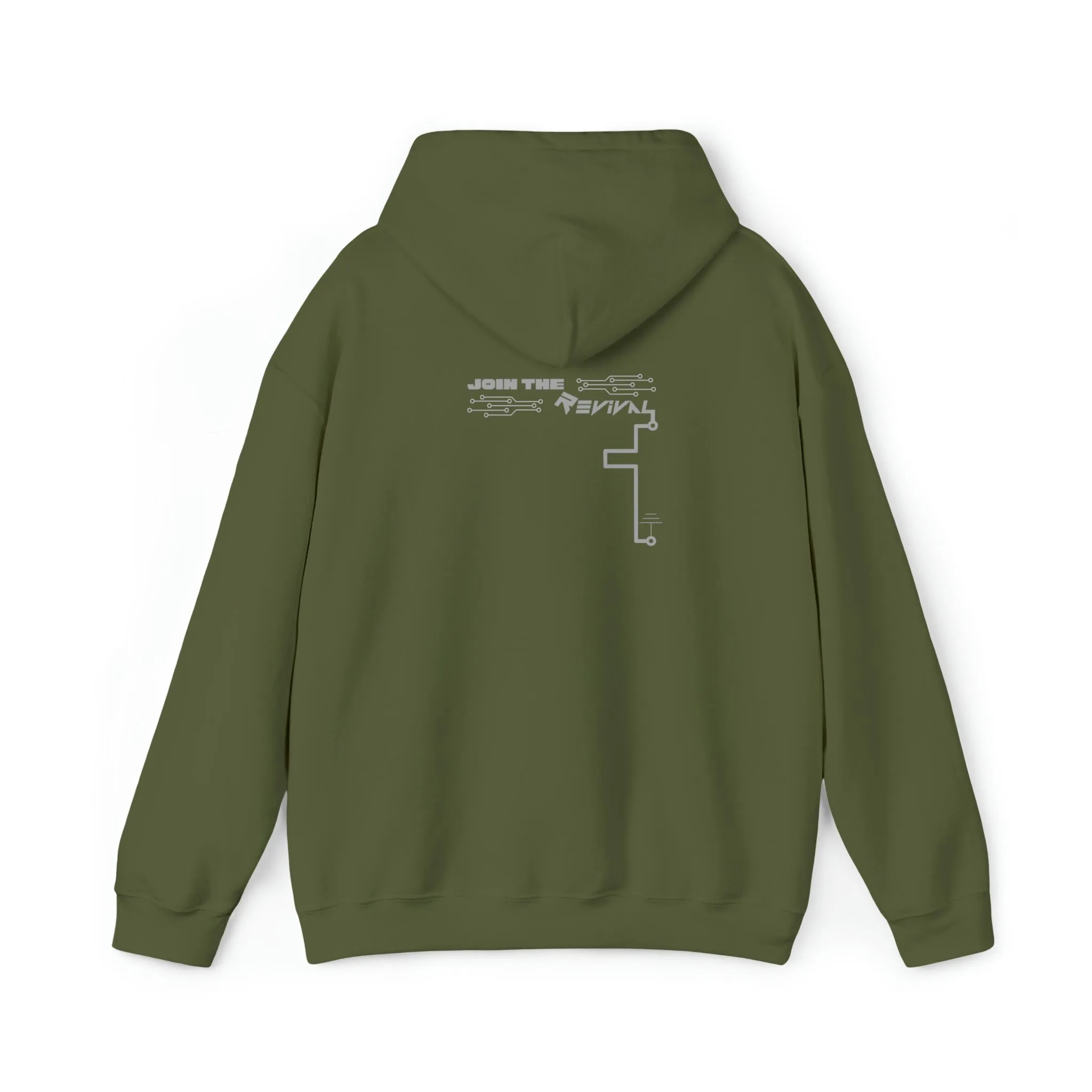 Distress Signal by Revival Heavy Hooded Sweatshirt, Warm Hoodie for Men and Women, Gift for Men, Gift for Women
