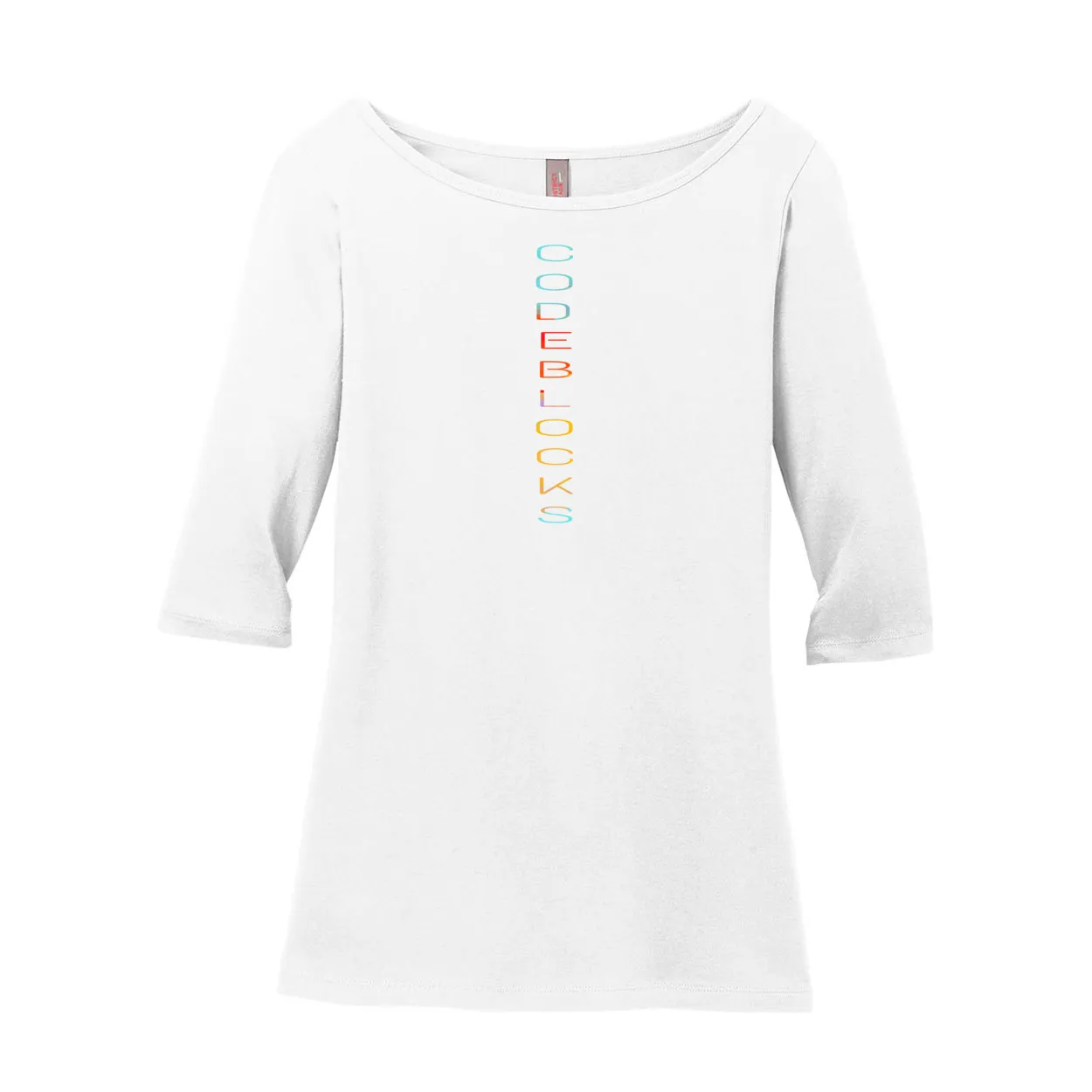 DM107L District ® Women’s Perfect Weight ® 3/4-Sleeve Tee