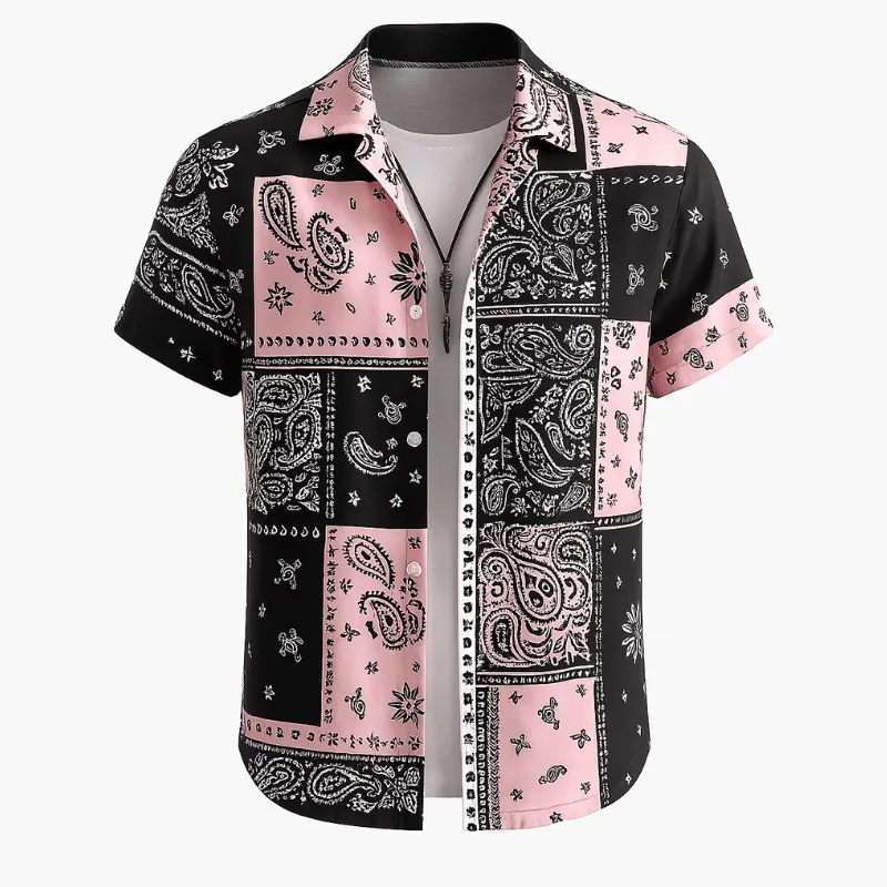 Domoir | Elegant Paisley Shirt