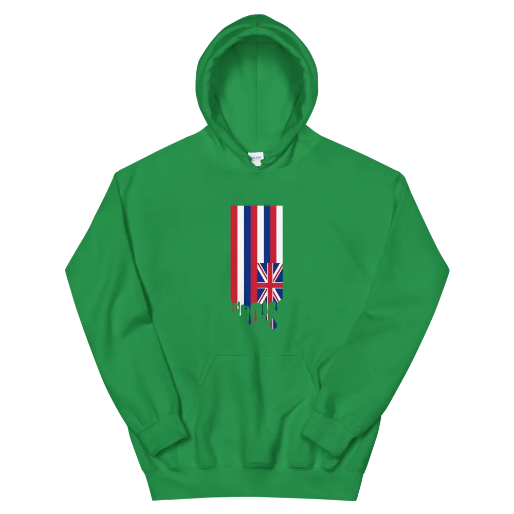 Drip Hawaii Sovereignty - Flag Vertical *ADULT HOODIE*