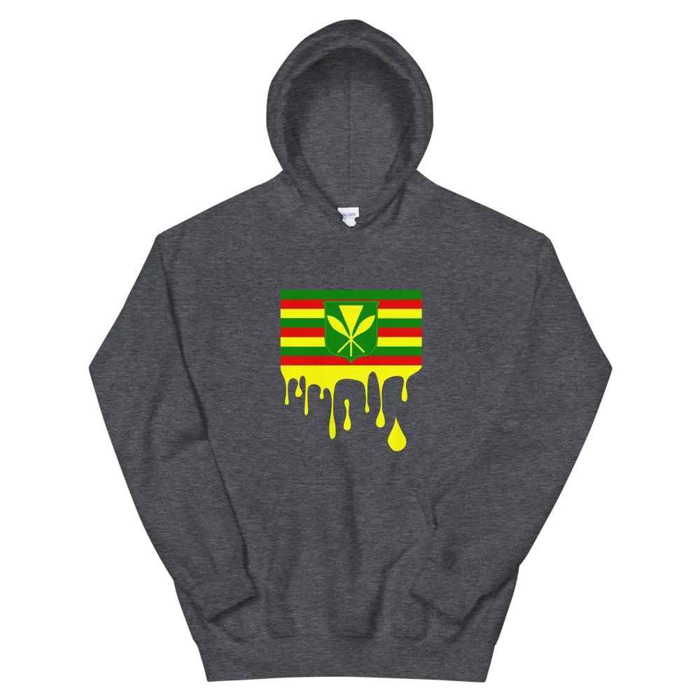 Drip Kanaka Maoli - Flag Horizontal *ADULT HOODIE*