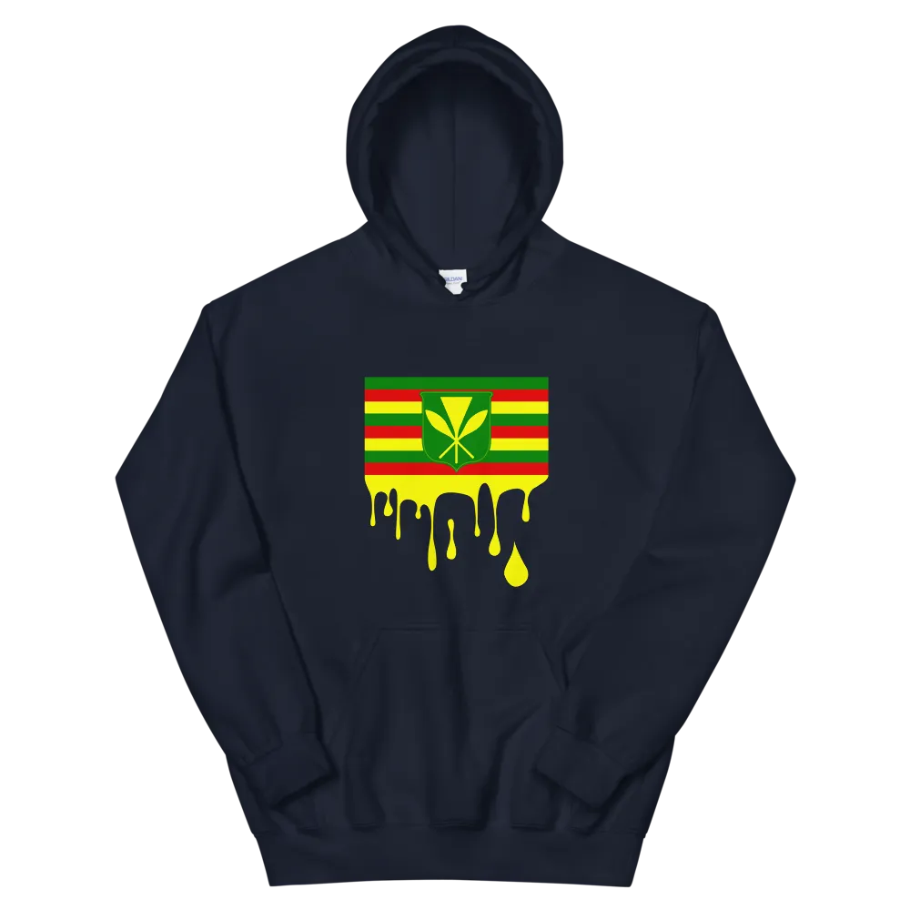 Drip Kanaka Maoli - Flag Horizontal *ADULT HOODIE*