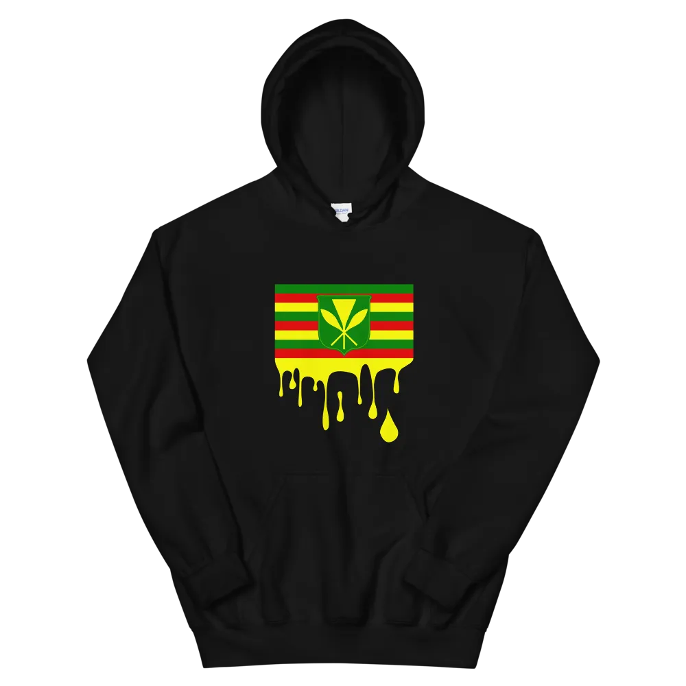 Drip Kanaka Maoli - Flag Horizontal *ADULT HOODIE*