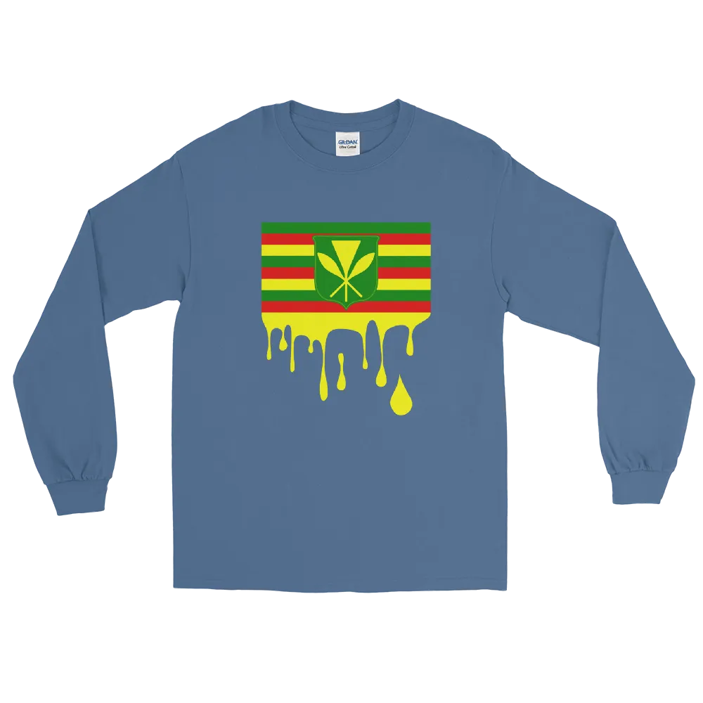 Drip Kanaka Maoli - Flag Horizontal *ADULT LONG SLEEVE*