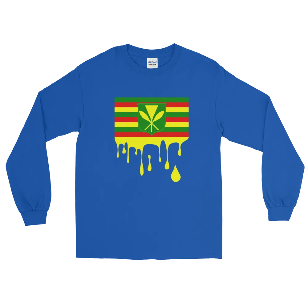 Drip Kanaka Maoli - Flag Horizontal *ADULT LONG SLEEVE*