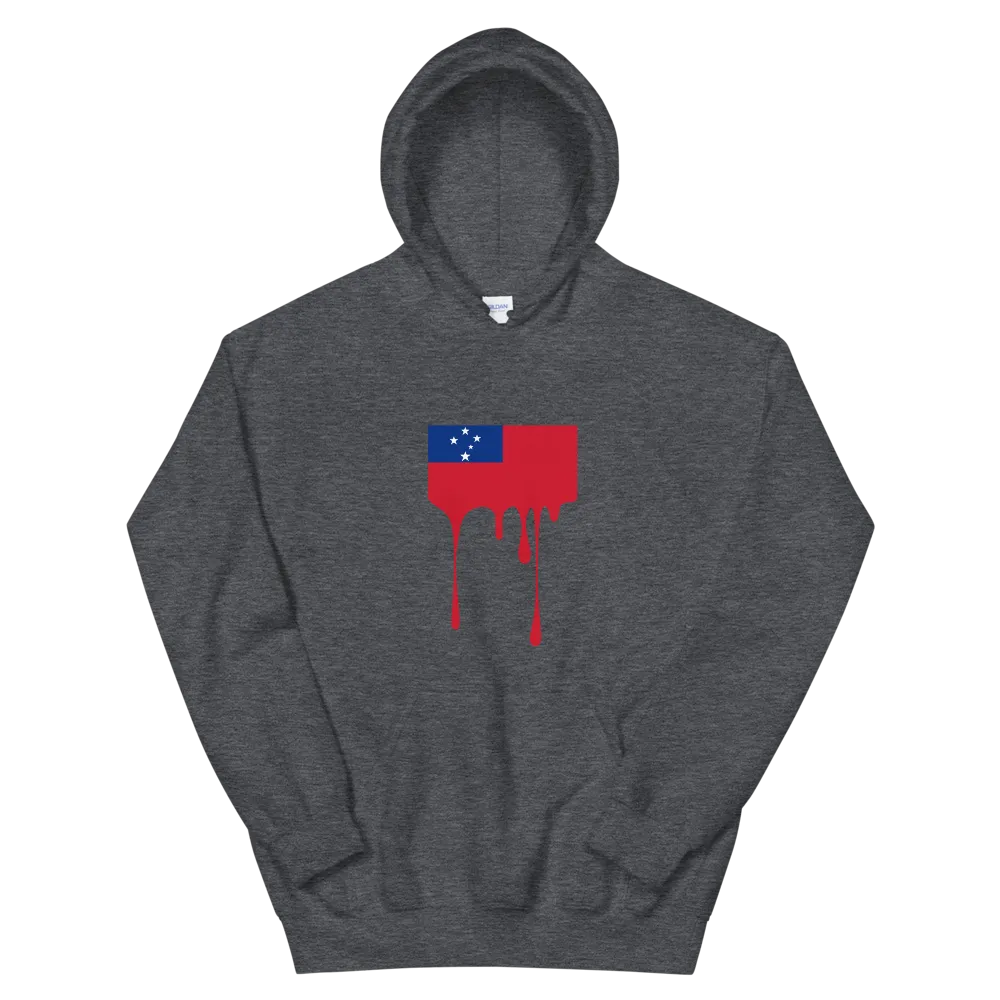 Drip Samoa - Flag Horizontal *ADULT HOODIE*
