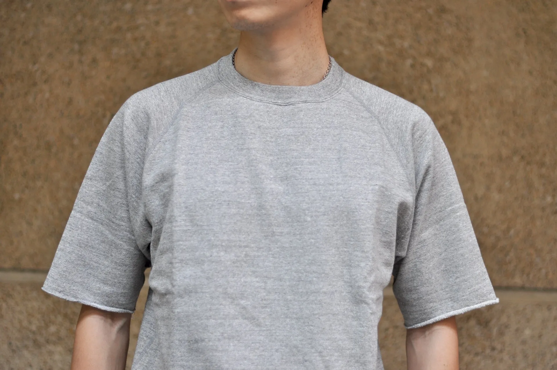 Dubble Works Tubular 'Chopped' S/S Sweatshirt/Tee (Heather Grey)
