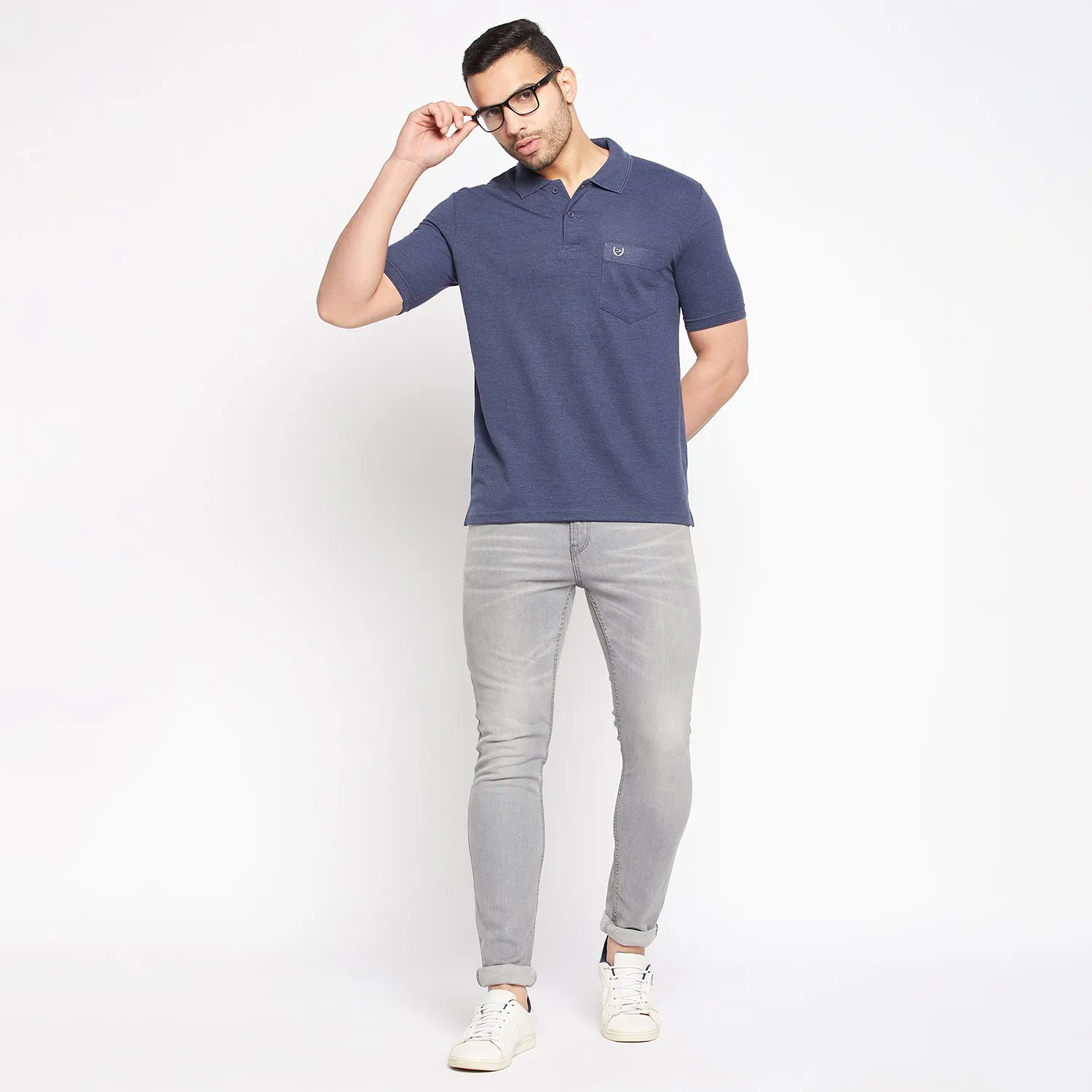 Duke Stardust Men Half Sleeve Cotton T-shirt (600F)