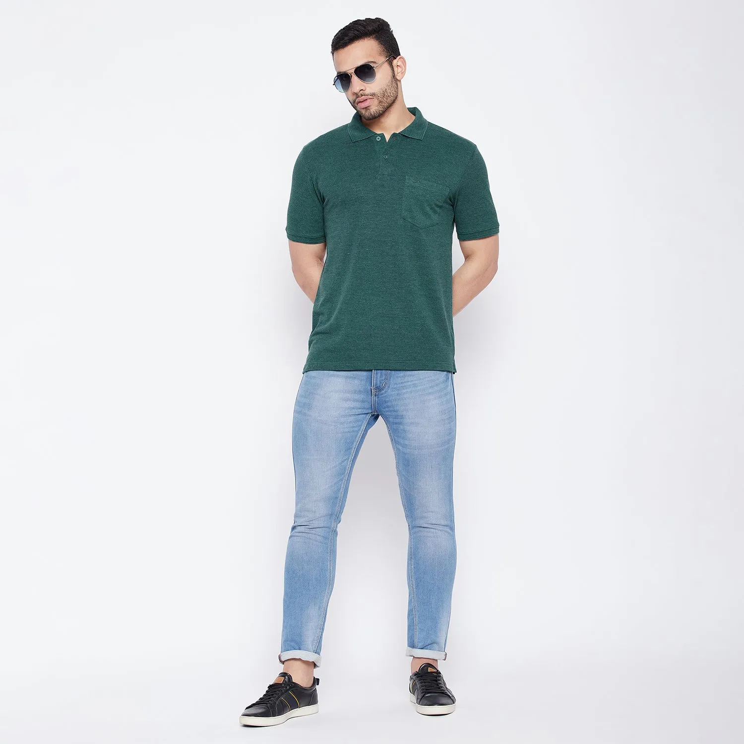 Duke Stardust Men Half Sleeve Cotton T-shirt (600F)