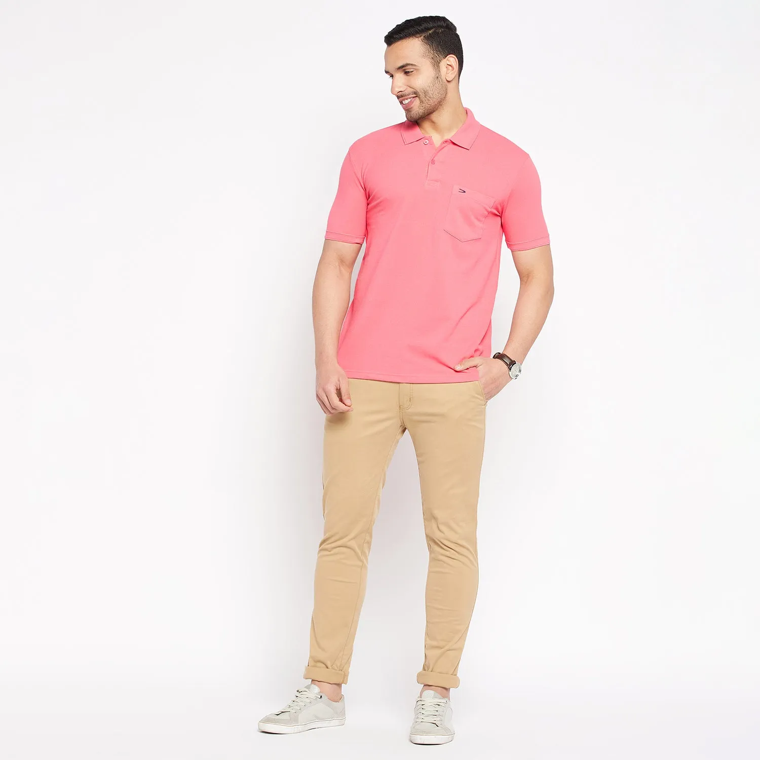 Duke Stardust Men Half Sleeve Cotton T-shirt (600F)
