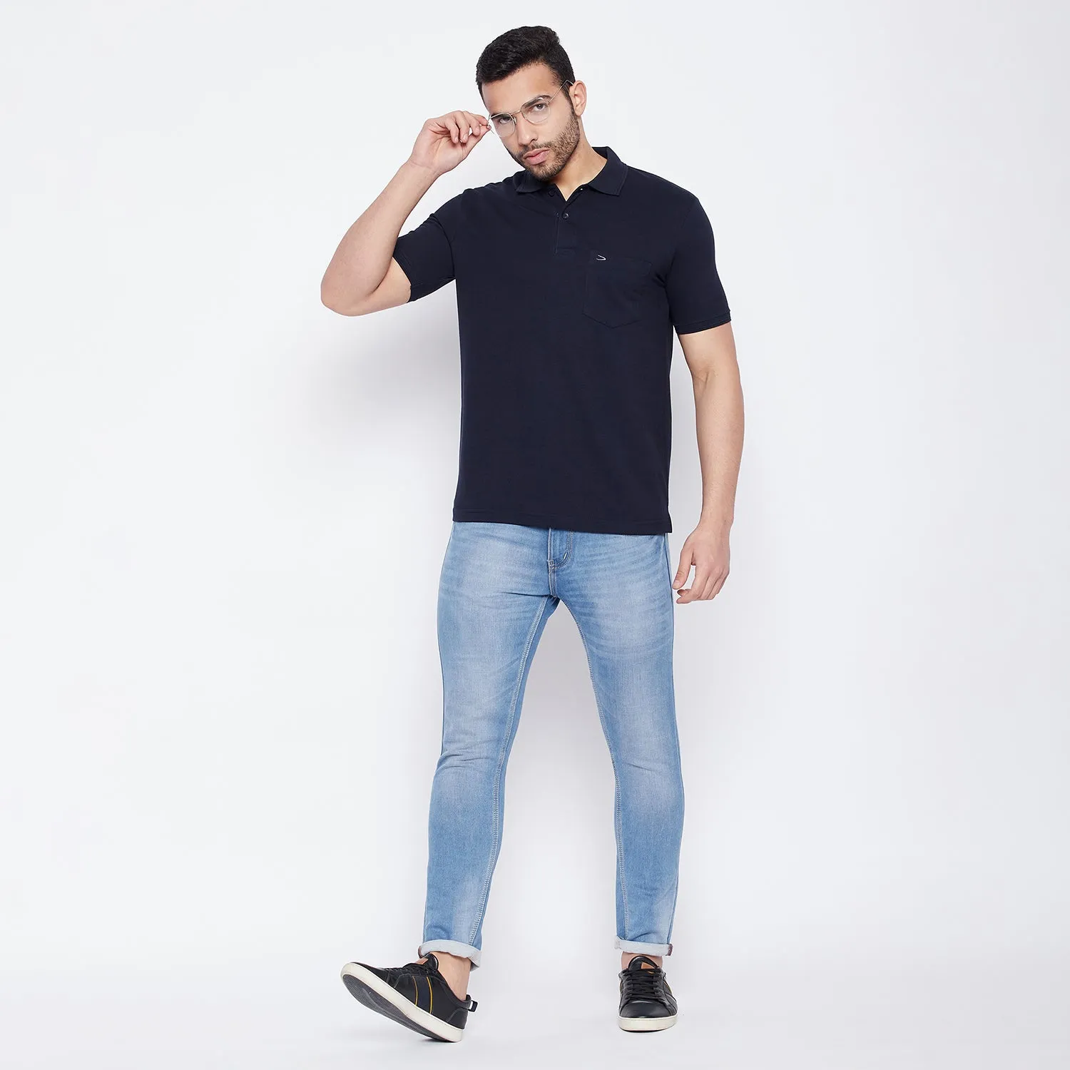 Duke Stardust Men Half Sleeve Cotton T-shirt (600F)