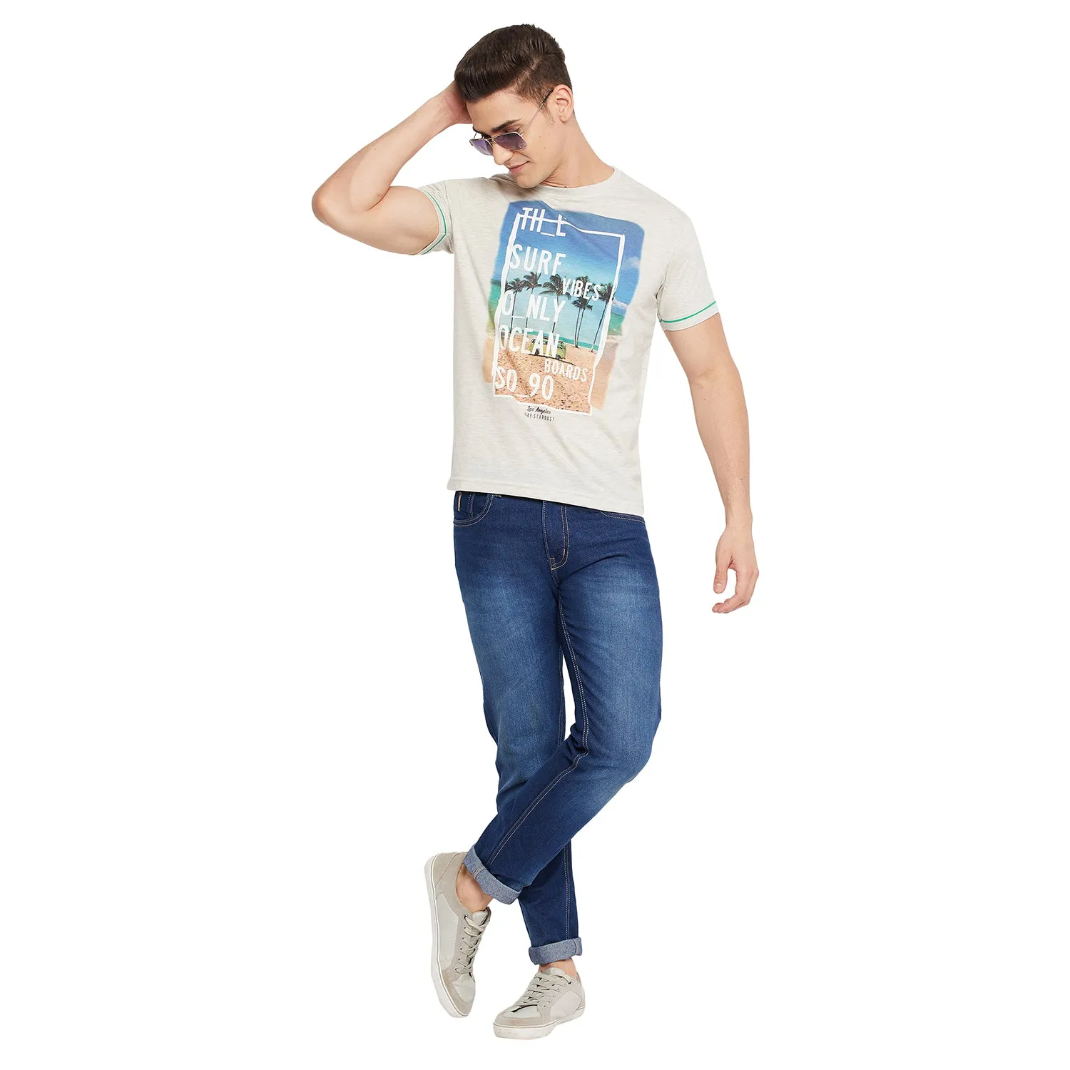 Duke Stardust Men Half Sleeve Cotton T-shirt (LF4556)
