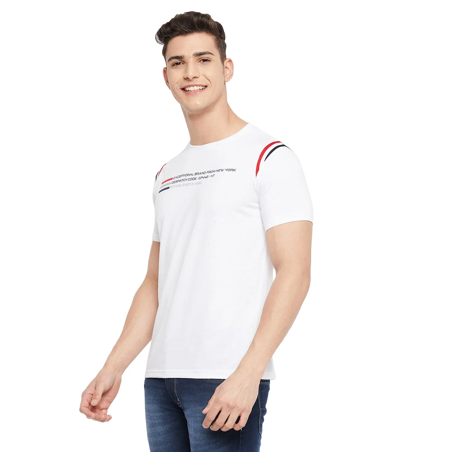 Duke Stardust Men Half Sleeve Cotton T-Shirt (LF5202)