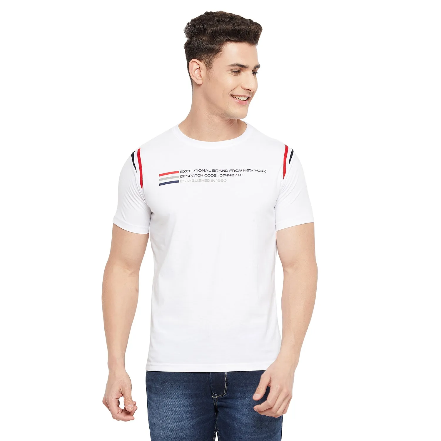 Duke Stardust Men Half Sleeve Cotton T-Shirt (LF5202)