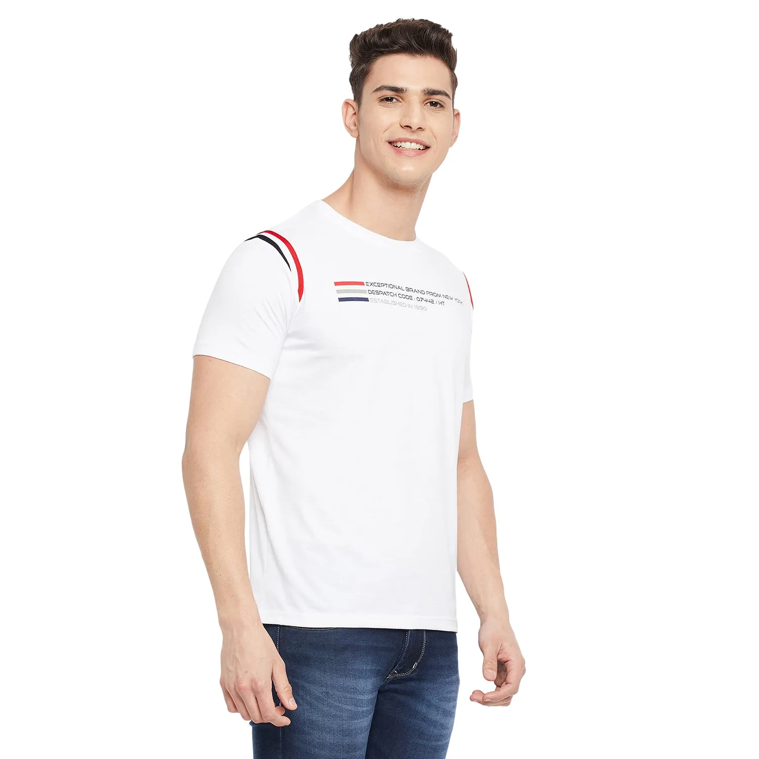 Duke Stardust Men Half Sleeve Cotton T-Shirt (LF5202)