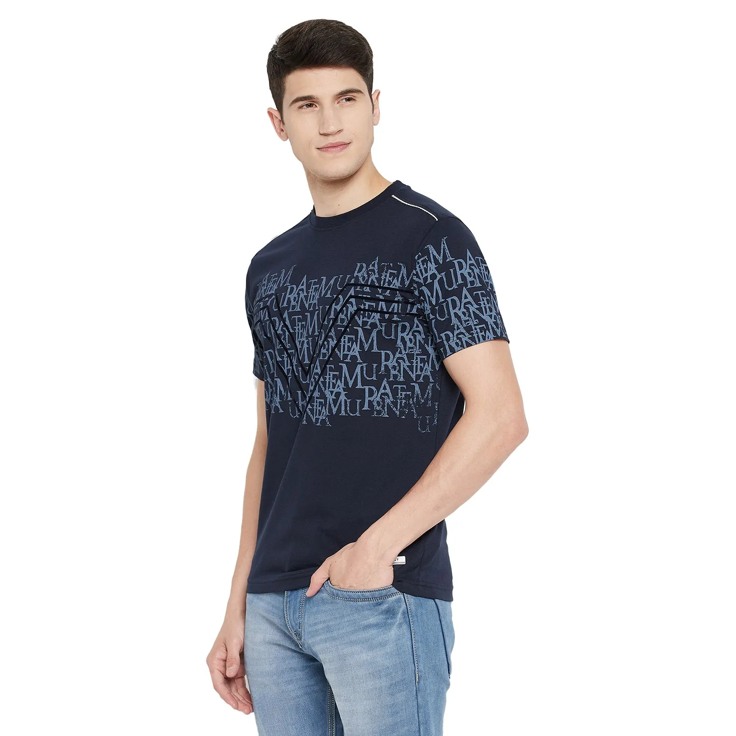 Duke Stardust Men Half Sleeve Cotton T-shirt (LF5216)