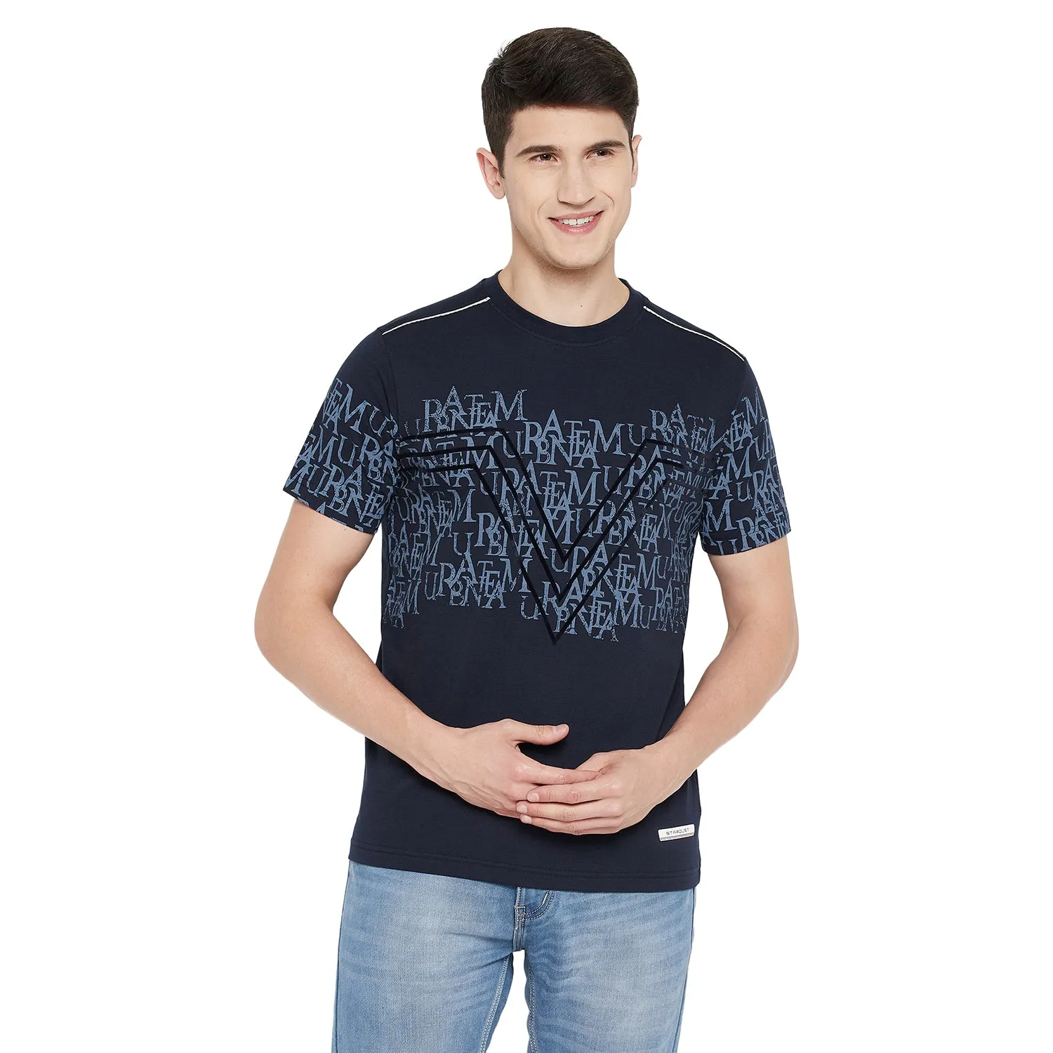 Duke Stardust Men Half Sleeve Cotton T-shirt (LF5216)
