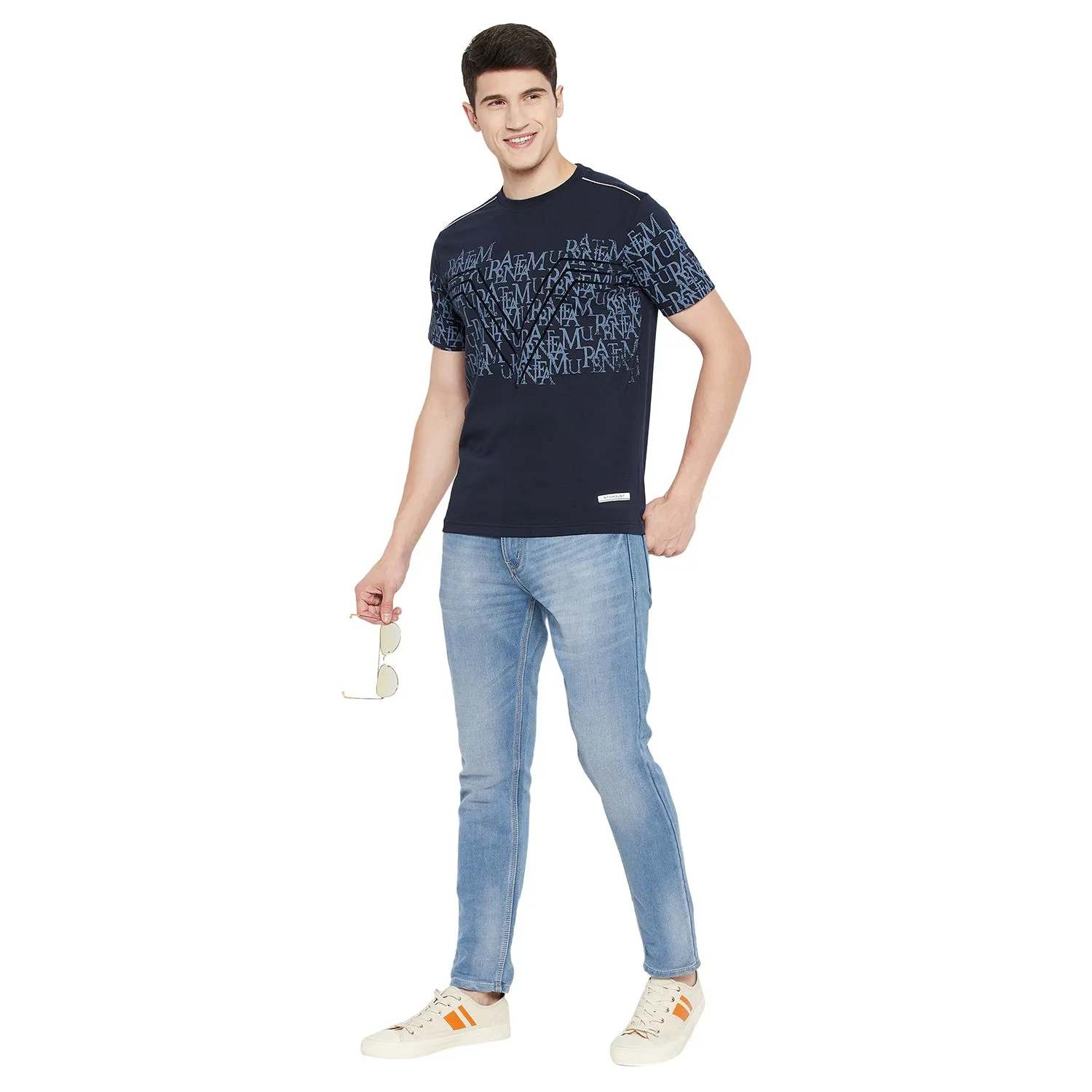 Duke Stardust Men Half Sleeve Cotton T-shirt (LF5216)