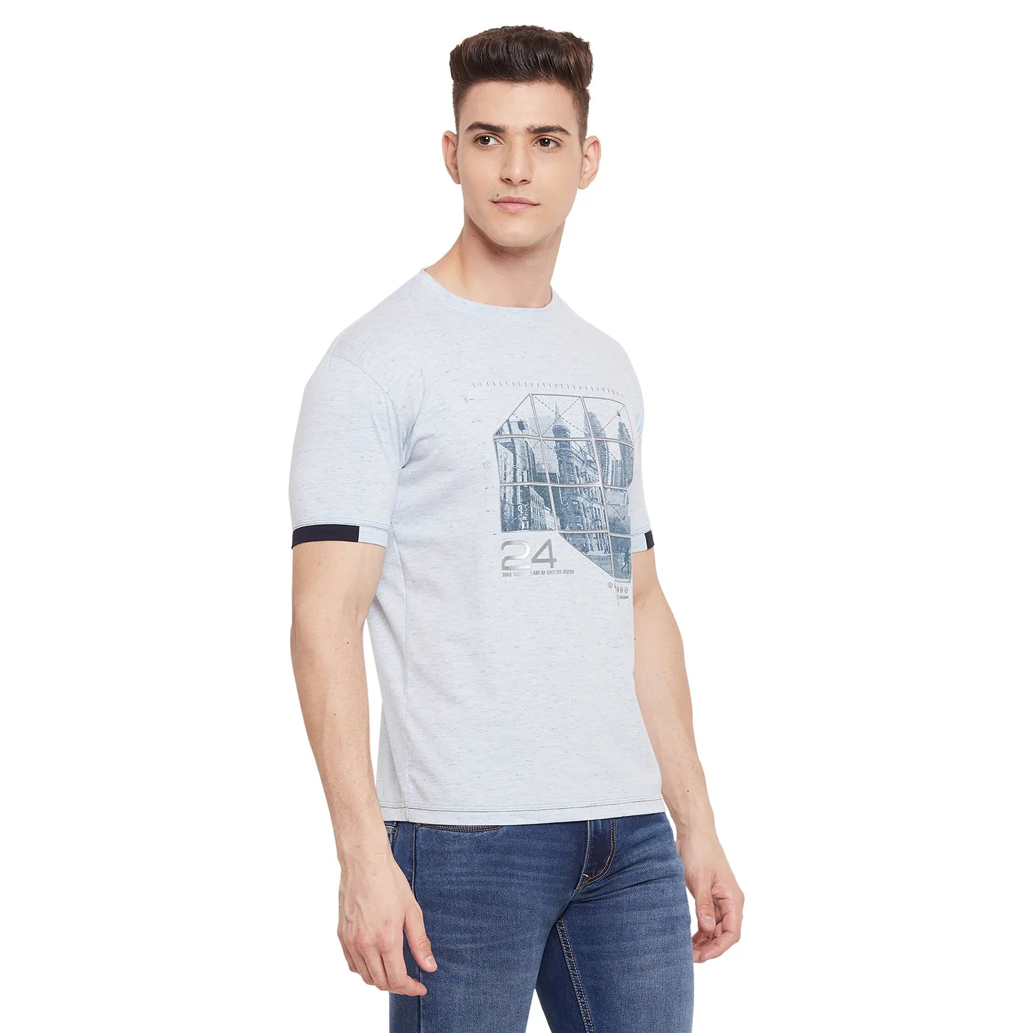 Duke Stardust Men Half Sleeve Cotton T-shirt (LF5261)