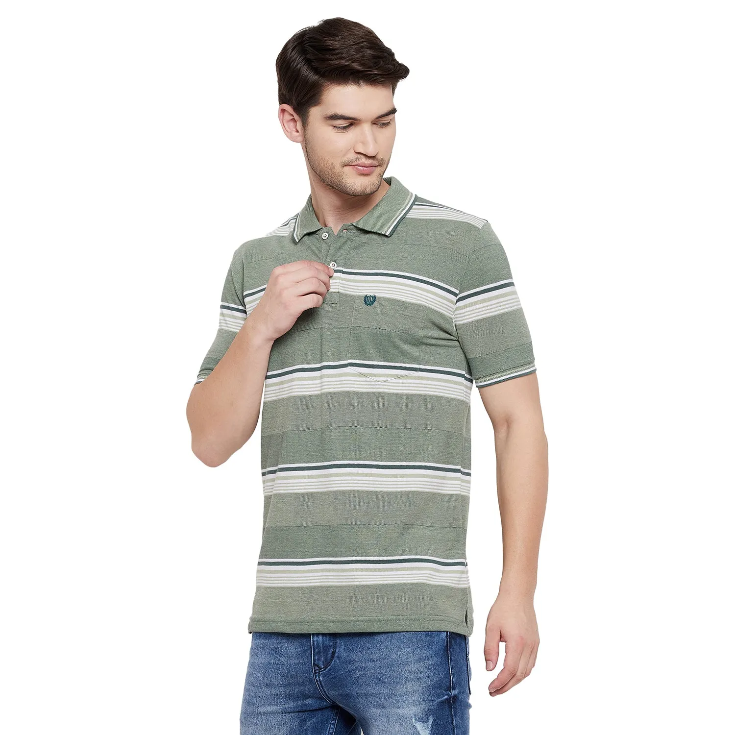 Duke Stardust Men Half Sleeve Cotton T-shirt (LF5279)