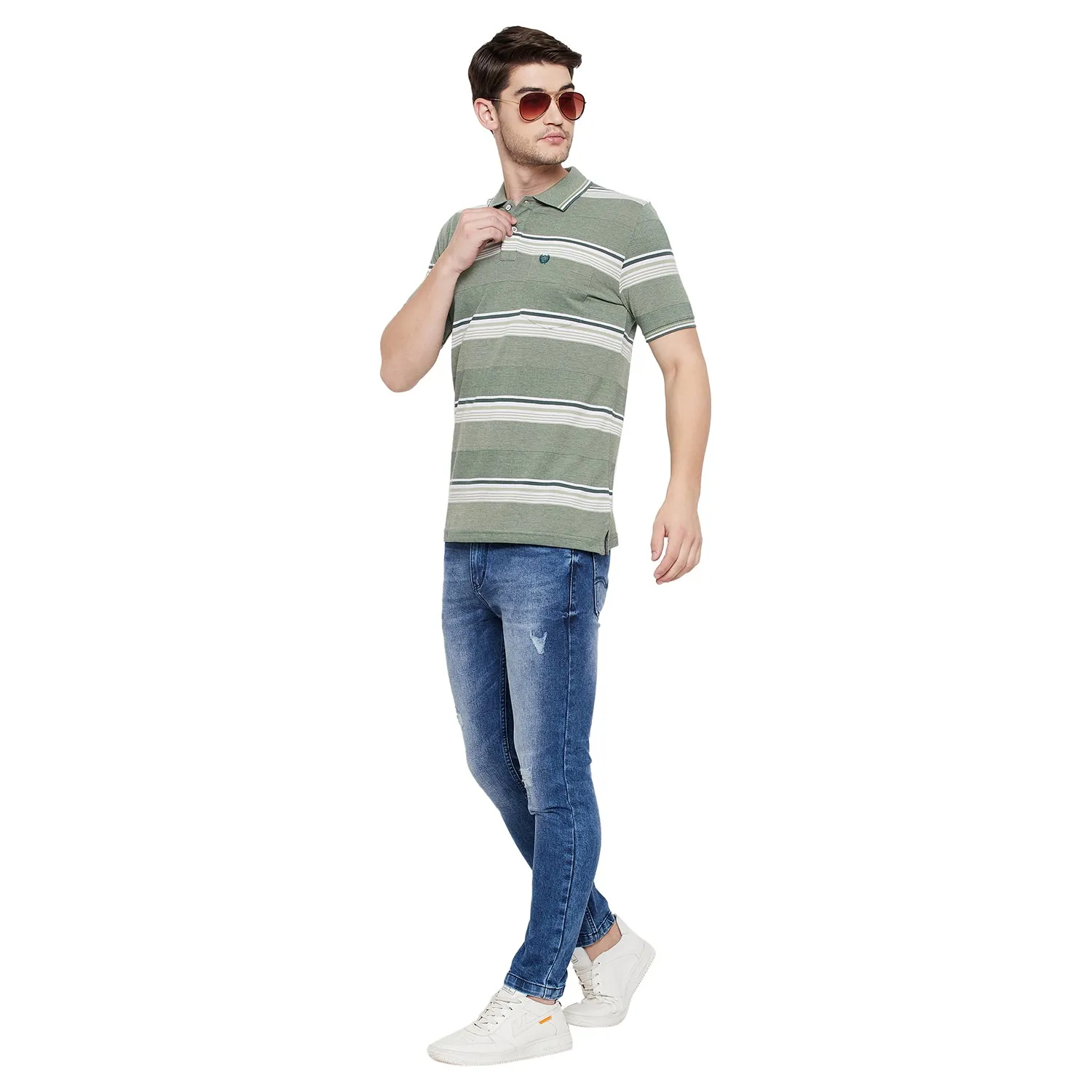 Duke Stardust Men Half Sleeve Cotton T-shirt (LF5279)