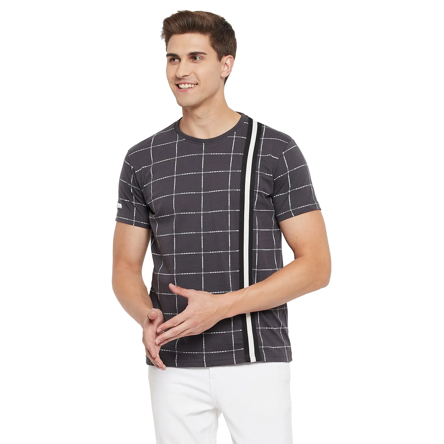 Duke Stardust Men Half Sleeve Cotton T-shirt (LF5293)