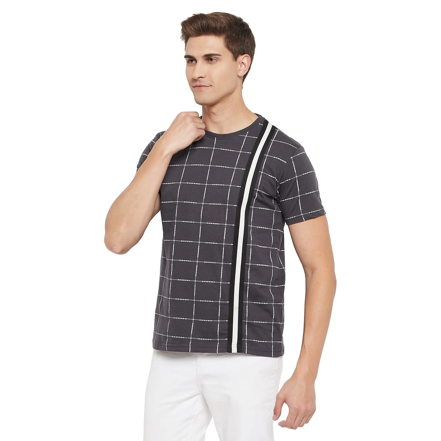 Duke Stardust Men Half Sleeve Cotton T-shirt (LF5293)