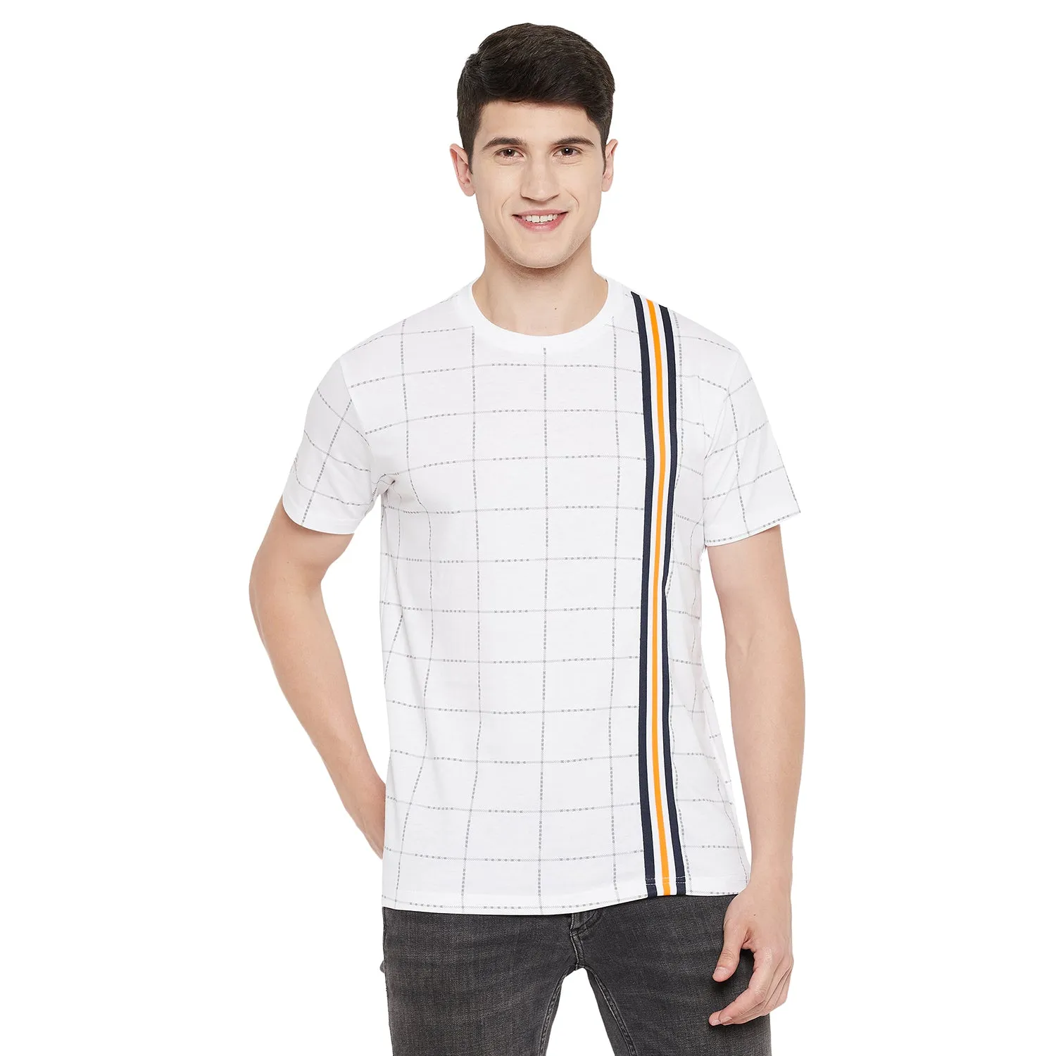 Duke Stardust Men Half Sleeve Cotton T-shirt (LF5293)
