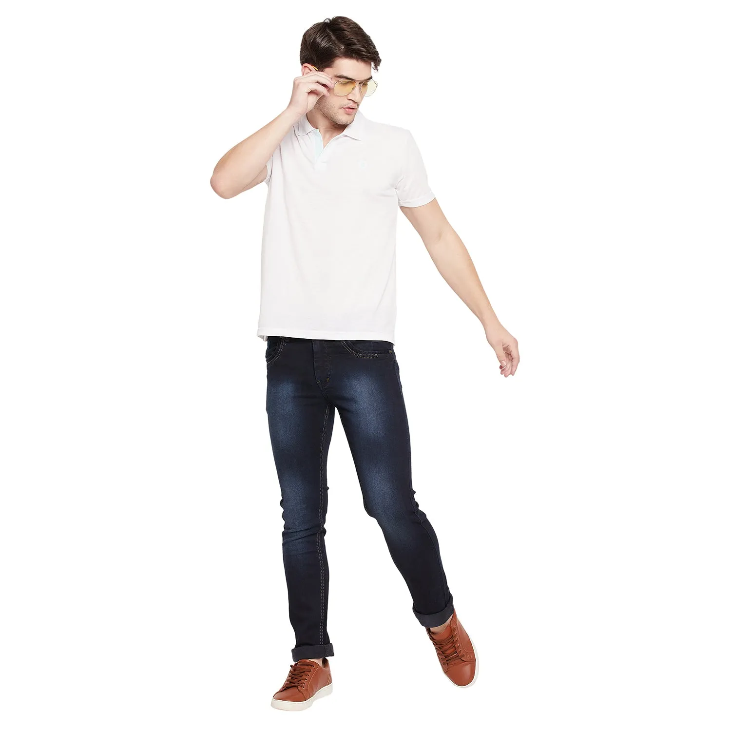Duke Stardust Men Half Sleeve Cotton T-shirt (LF5300)