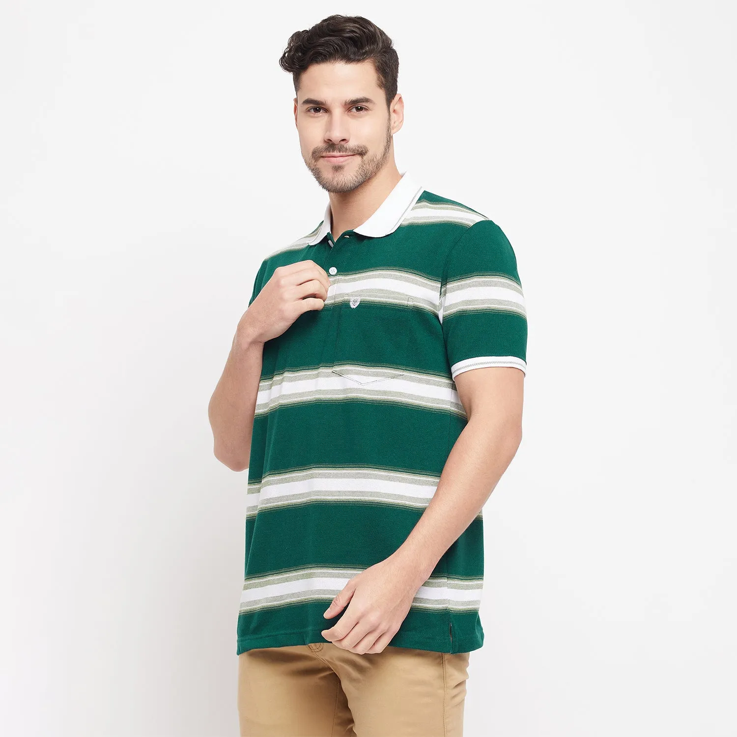 Duke Stardust Men Half Sleeve Cotton T-shirt (LF5372)