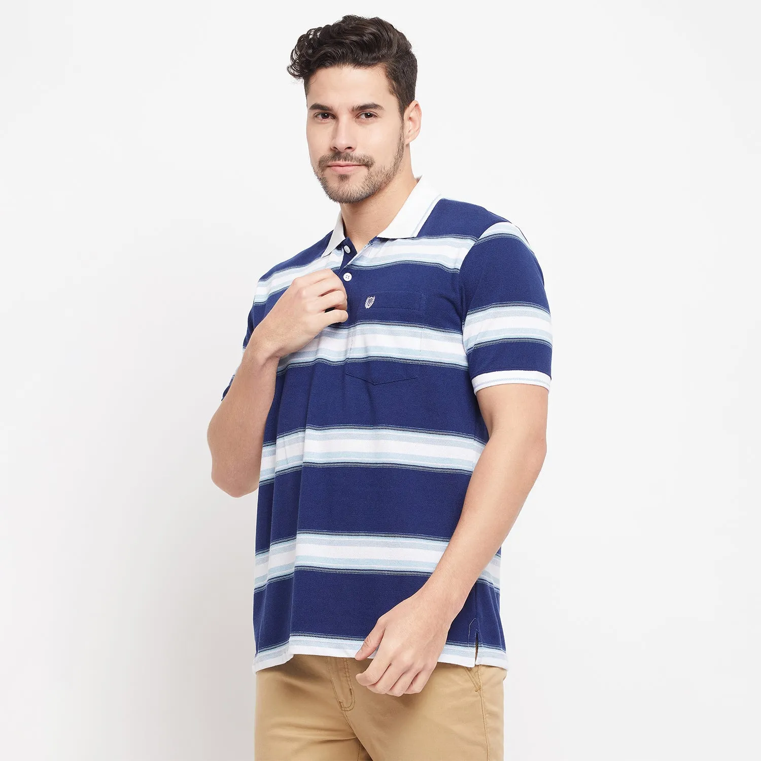 Duke Stardust Men Half Sleeve Cotton T-shirt (LF5372)