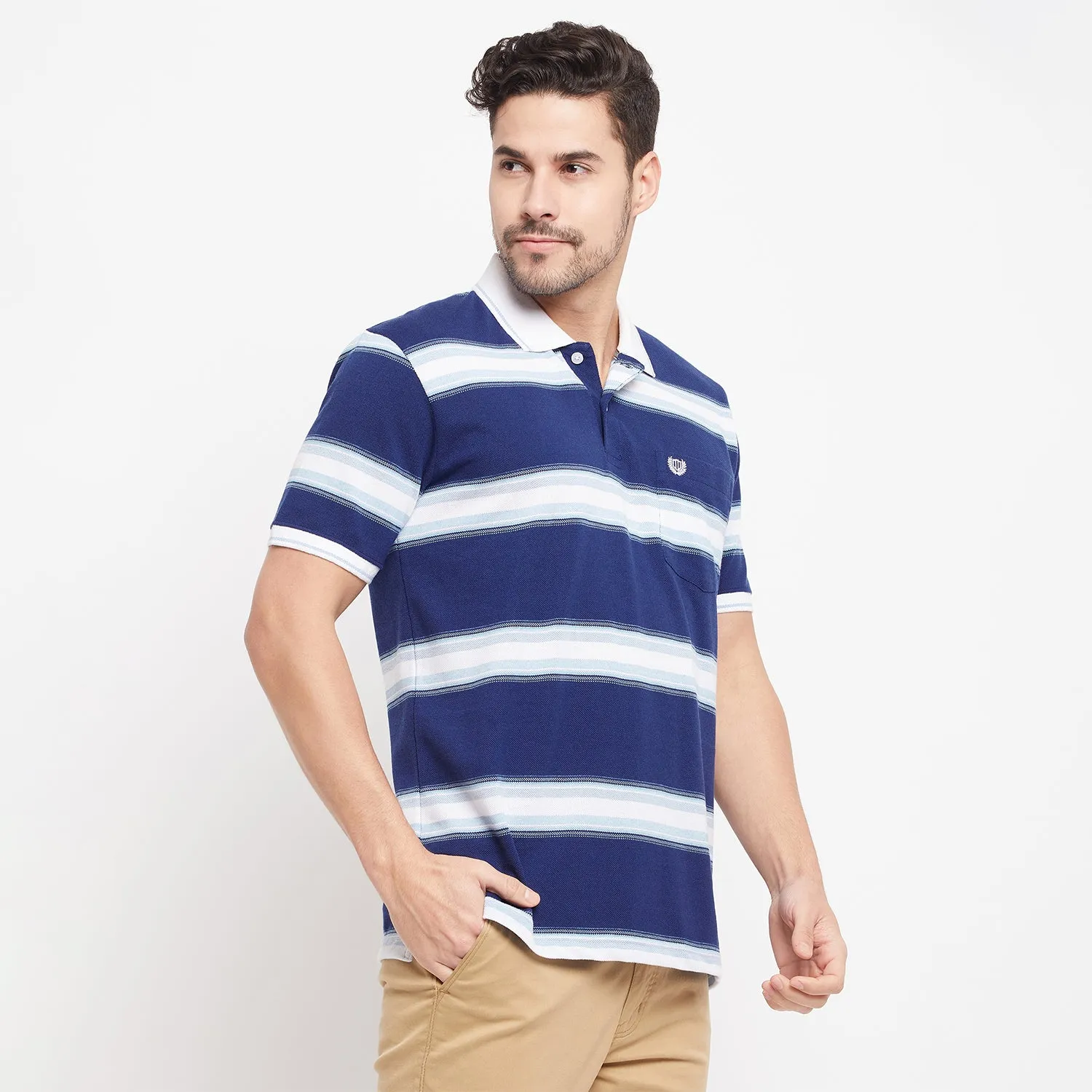 Duke Stardust Men Half Sleeve Cotton T-shirt (LF5372)