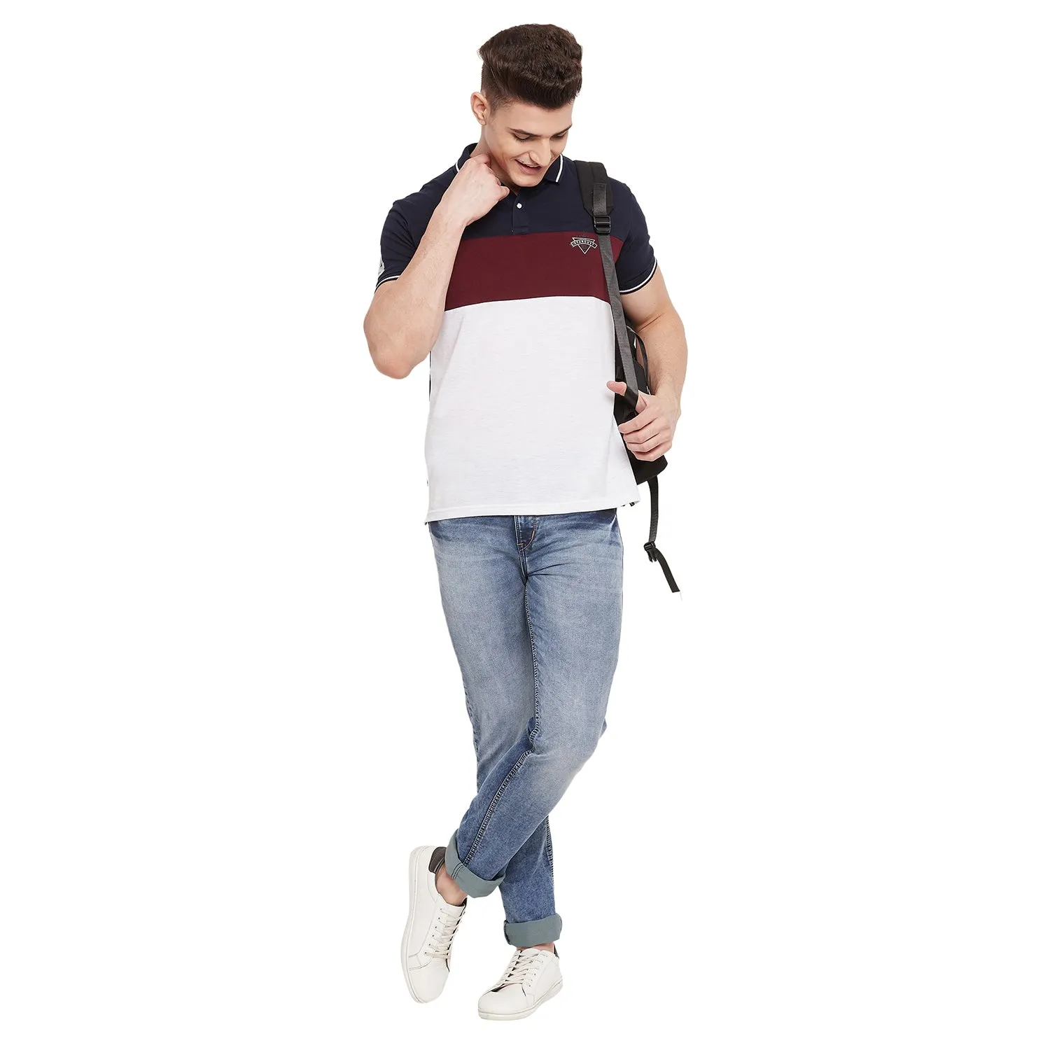 Duke Stardust Men Half Sleeve Cotton T-shirt (LF5492)