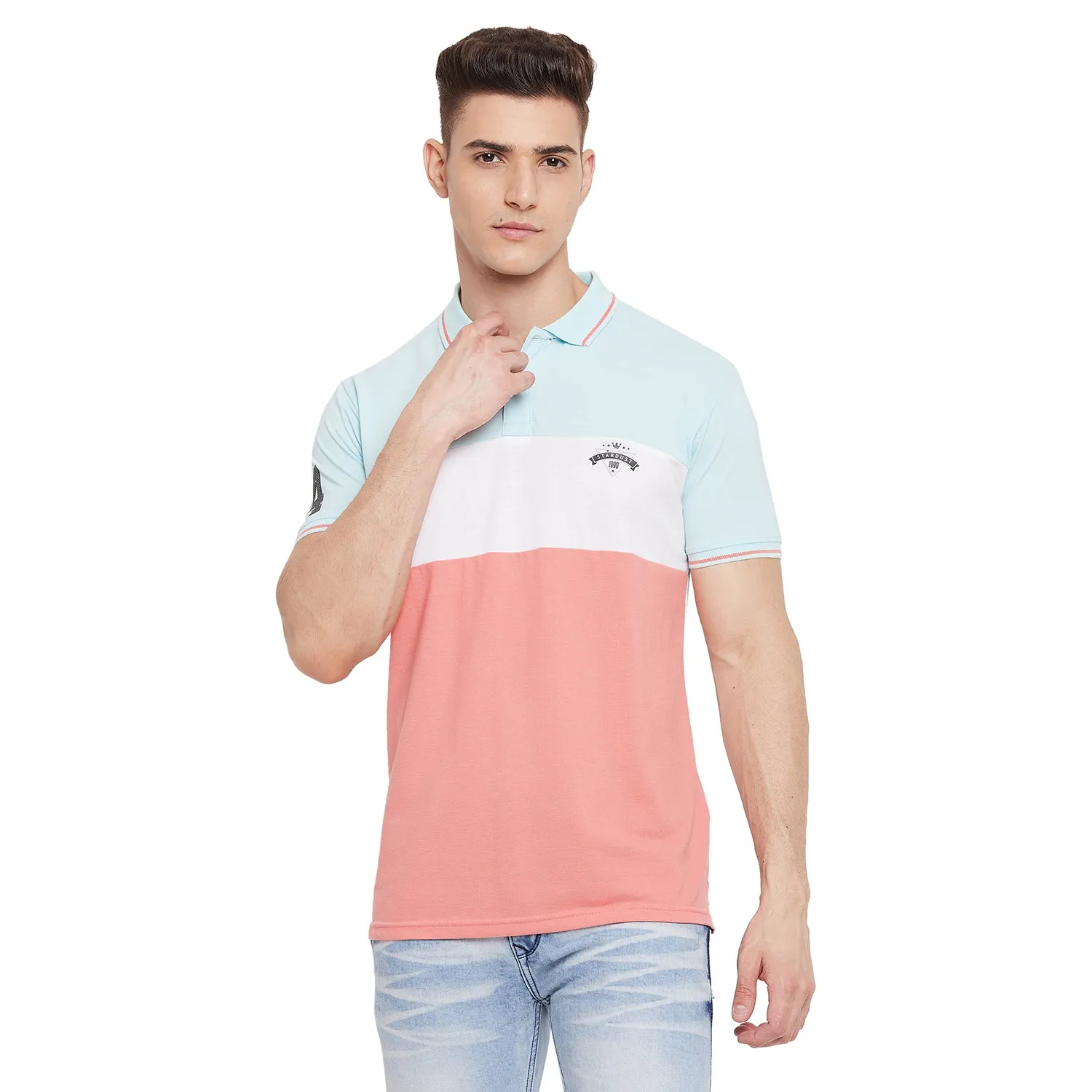 Duke Stardust Men Half Sleeve Cotton T-shirt (LF5492)