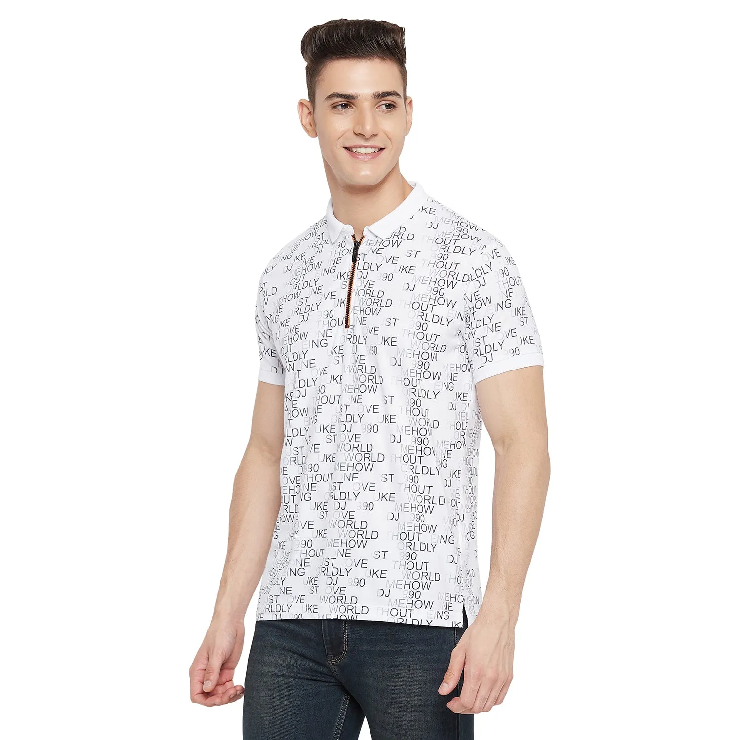 Duke Stardust Men Half Sleeve Cotton T-shirt (LF5497)