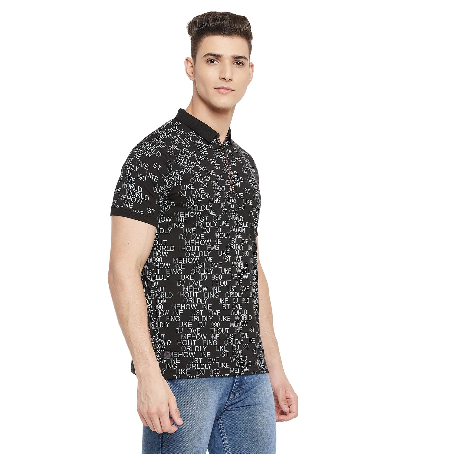 Duke Stardust Men Half Sleeve Cotton T-shirt (LF5497)