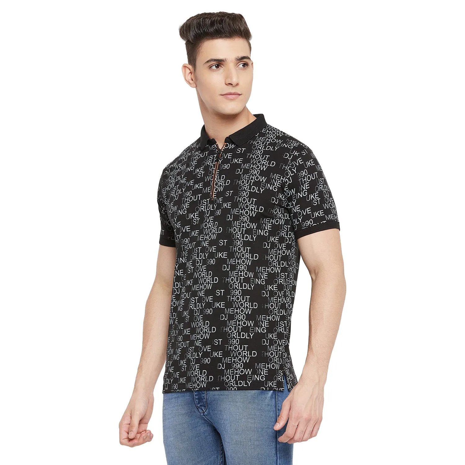 Duke Stardust Men Half Sleeve Cotton T-shirt (LF5497)