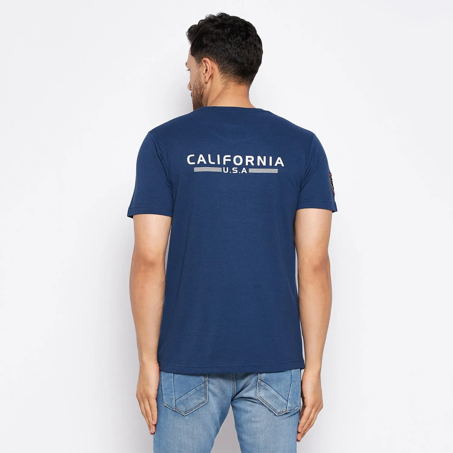 Duke Stardust Men Half Sleeve Cotton T-shirt (LF5767)