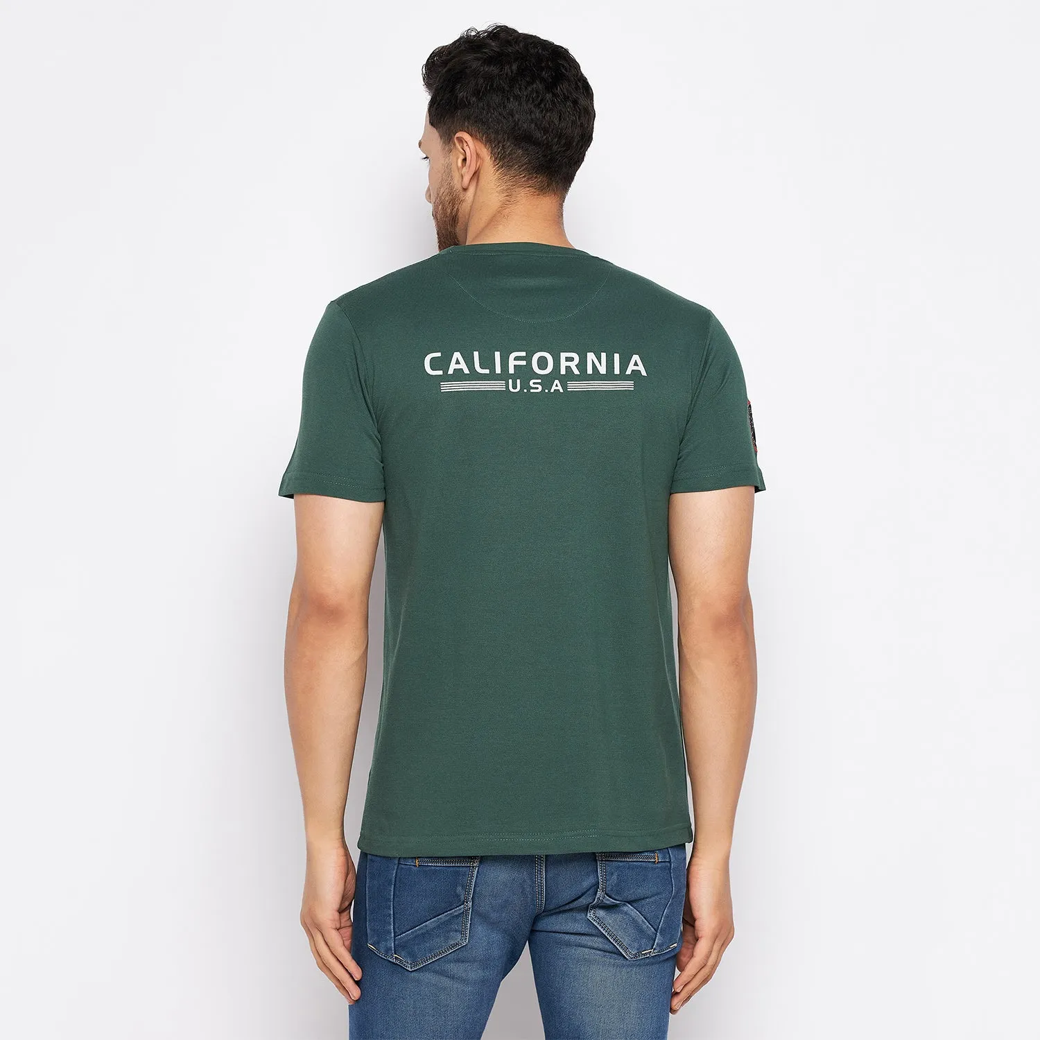 Duke Stardust Men Half Sleeve Cotton T-shirt (LF5767)