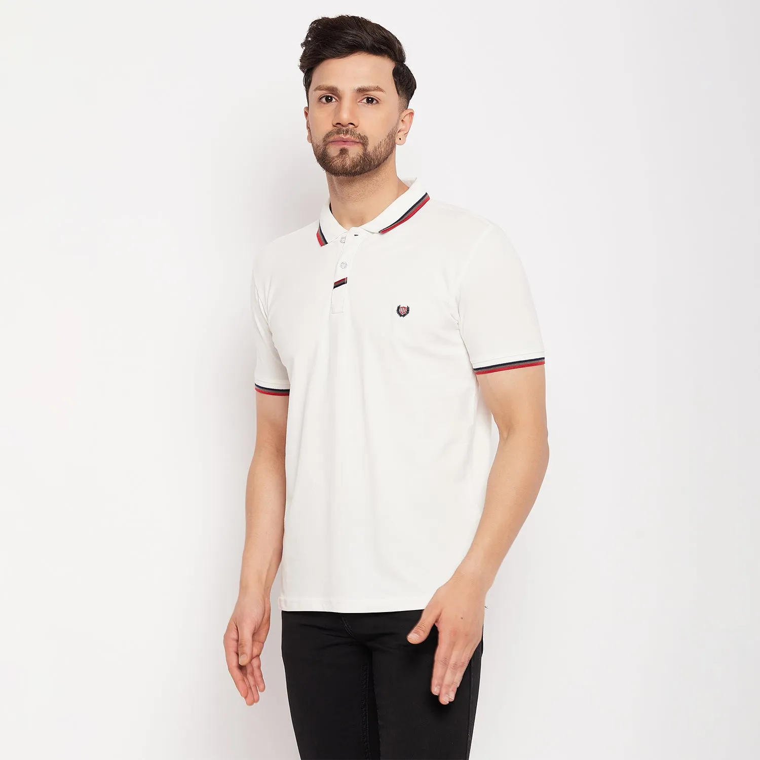 Duke Stardust Men Half Sleeve Cotton T-shirt (LF5859)