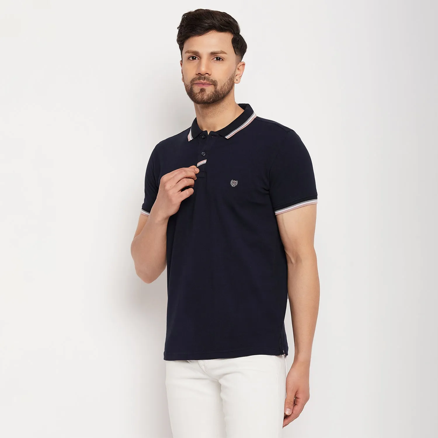 Duke Stardust Men Half Sleeve Cotton T-shirt (LF5859)