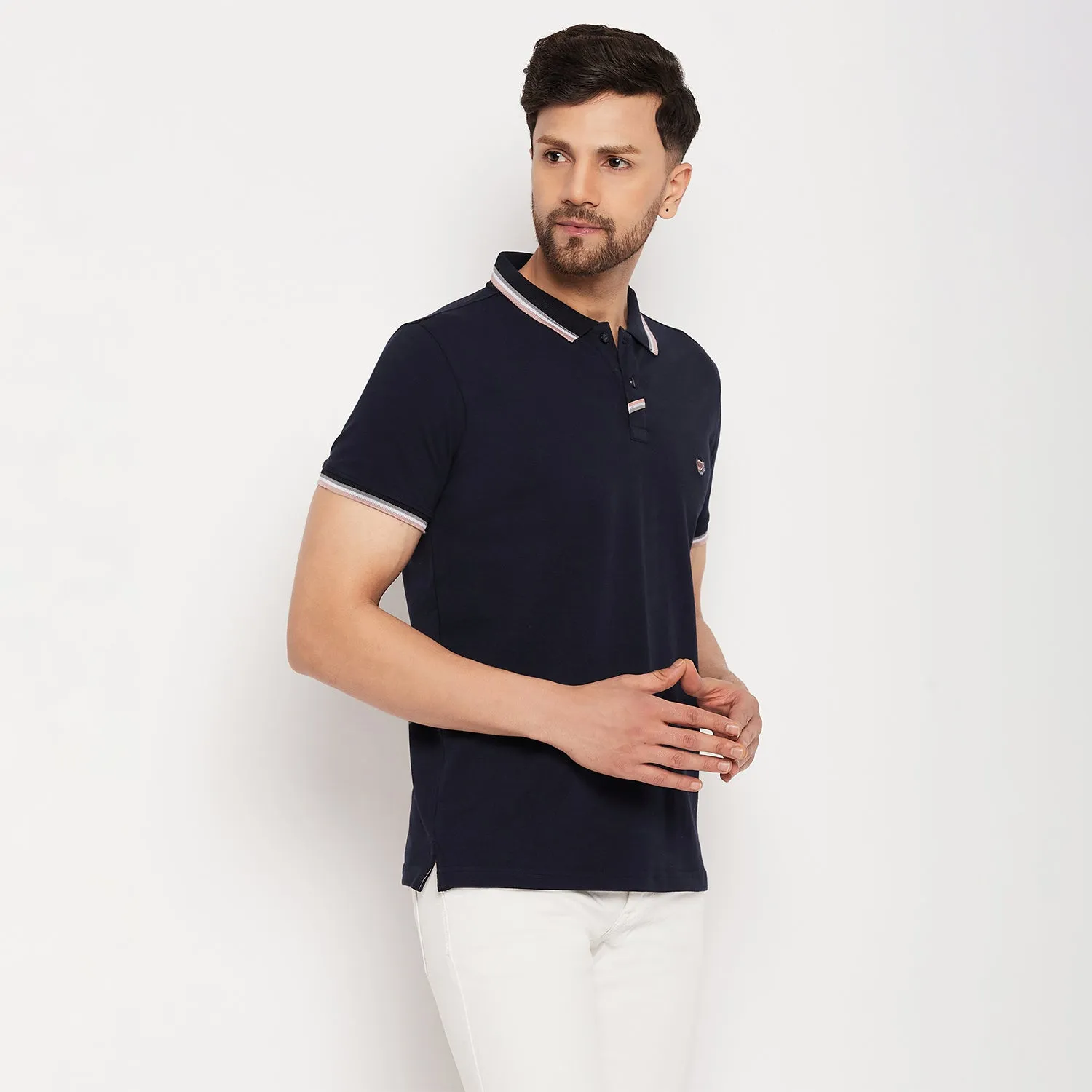 Duke Stardust Men Half Sleeve Cotton T-shirt (LF5859)